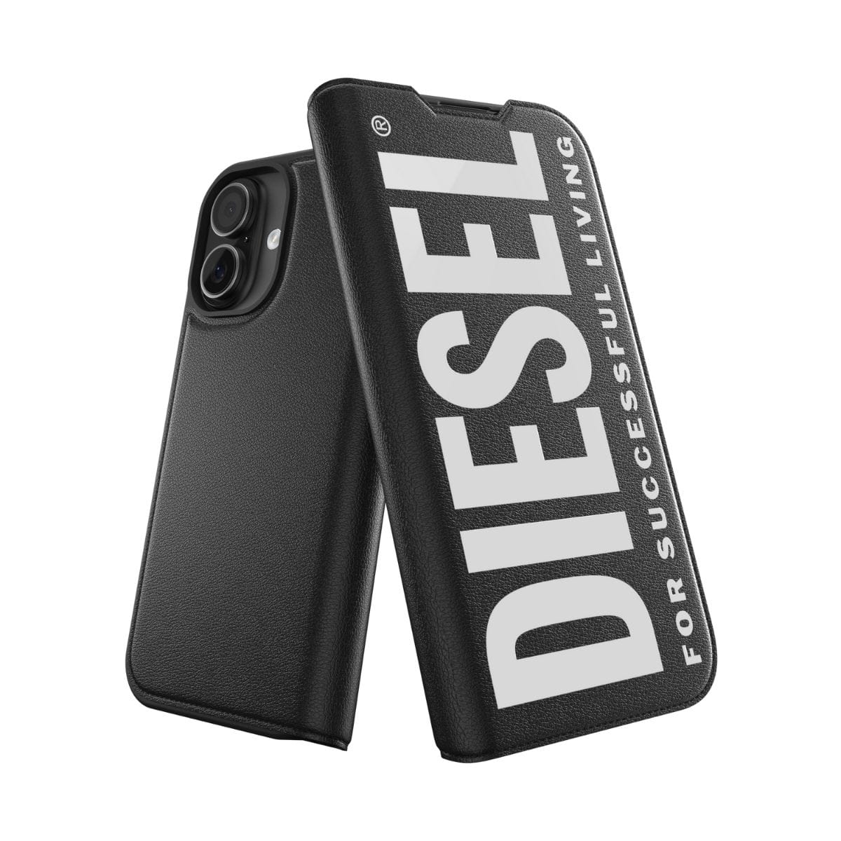 iPhone 17 スマホケース スマホカバー MagSafe対応 手帳型 Booklet Black(ブラック) DIESEL[ディーゼル] ブラック 60399