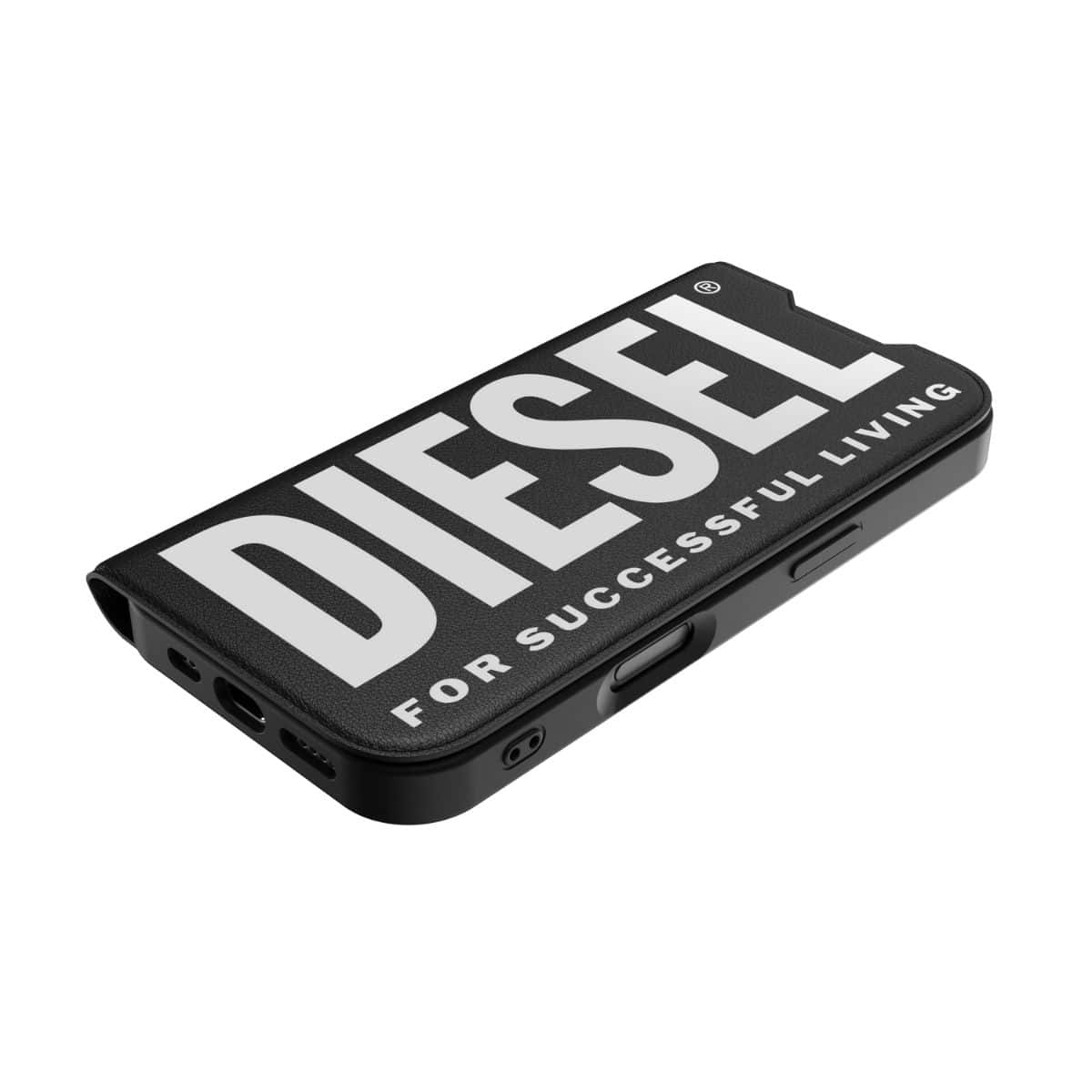 iPhone 17 スマホケース スマホカバー MagSafe対応 手帳型 Booklet Black(ブラック) DIESEL[ディーゼル] ブラック 60399
