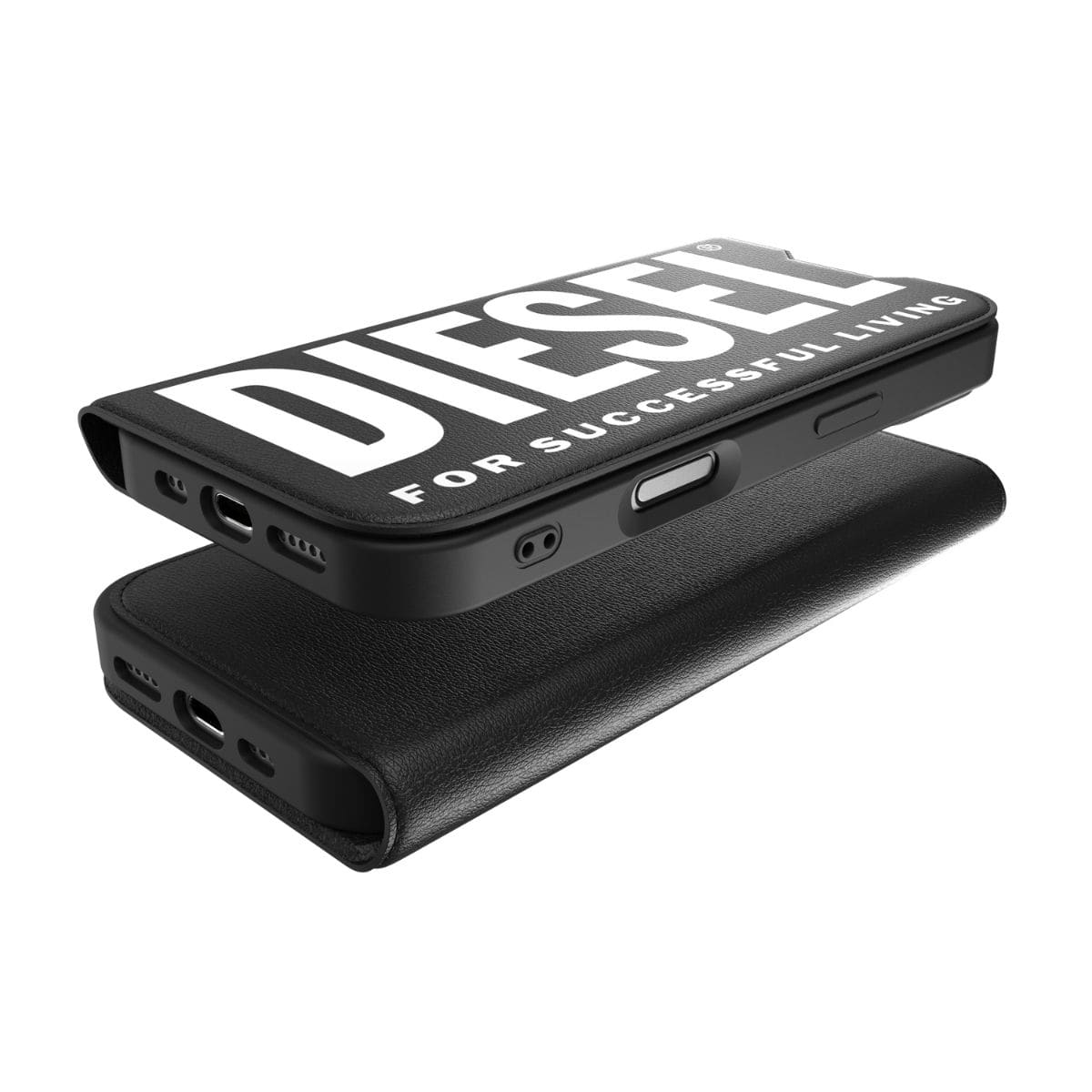 iPhone 17 スマホケース スマホカバー MagSafe対応 手帳型 Booklet Black(ブラック) DIESEL[ディーゼル] ブラック 60399