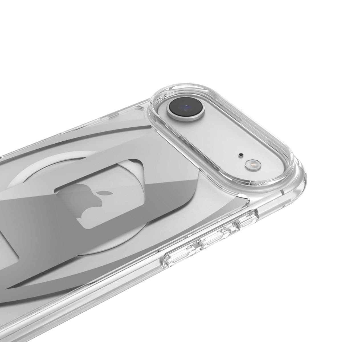 iPhone Air スマホケース スマホカバー Magsafe対応 ミラー Oval D Metallic Clear/Silver(クリア/シルバー) DIESEL[ディーゼル] クリアシルバー 60412