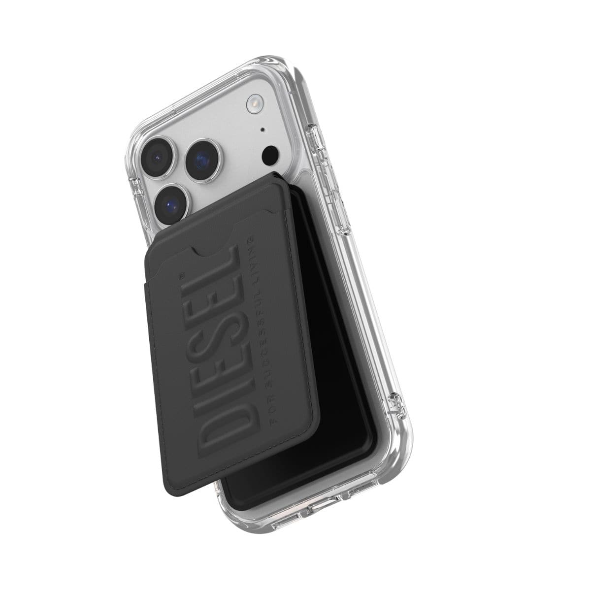 カードケース スタンド Magsafe対応 カードスロット 3D Biscotto Black(ブラック) DIESEL[ディーゼル] ブラック 60449