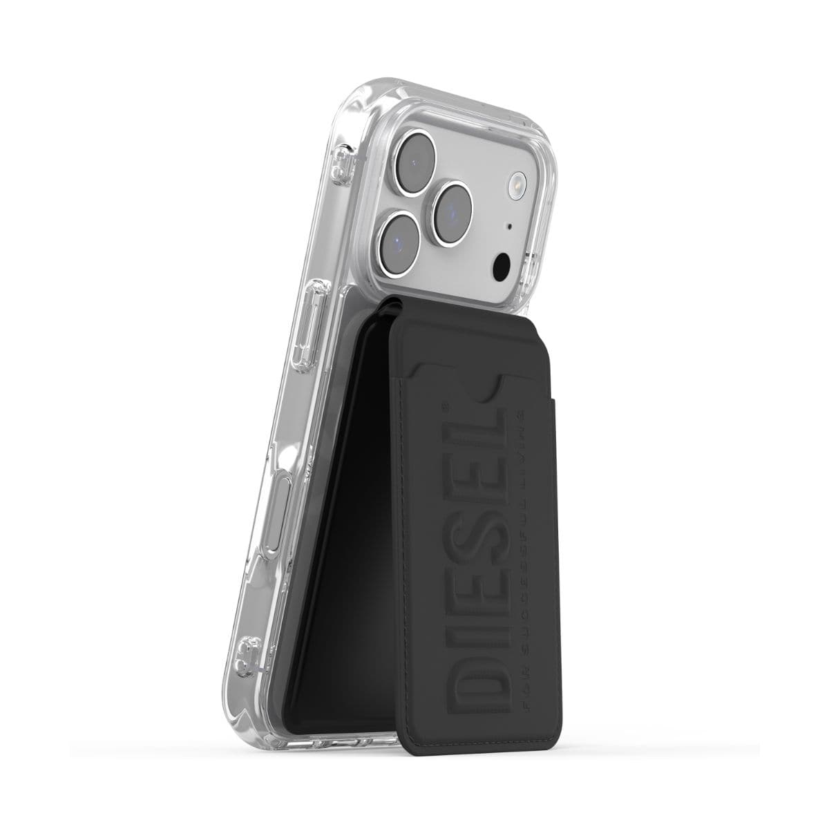 カードケース スタンド Magsafe対応 カードスロット 3D Biscotto Black(ブラック) DIESEL[ディーゼル] ブラック 60449