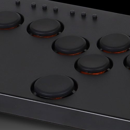 レバーレス アケコン SnackBox MICRO LITE BLACK(ブラック) JunkFood[ジャンクフード] コンパクト アーケードコントローラー (MG-SBMLT-BK) ブラック