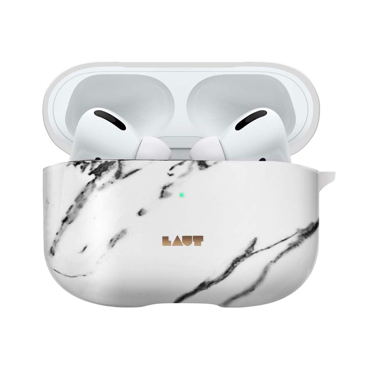 [OUTLET] AirPods Pro ケース カバー マーブルホワイト White(ホワイト) LAUT[ラウト]HUEX ELEMENTS[ヒューエックス エレメンツ] マーブルホワイト L_APP_HXE_MW