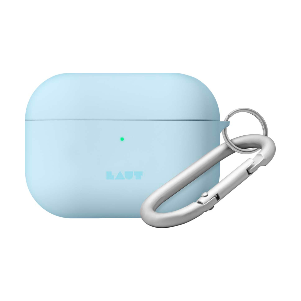 [OUTLET] AirPods Pro ケース カバー シリコン素材 ベビーブルー 水色 LAUT[ラウト]HUEX ASTELS[ヒューエックス パステル] ベビーブルー
