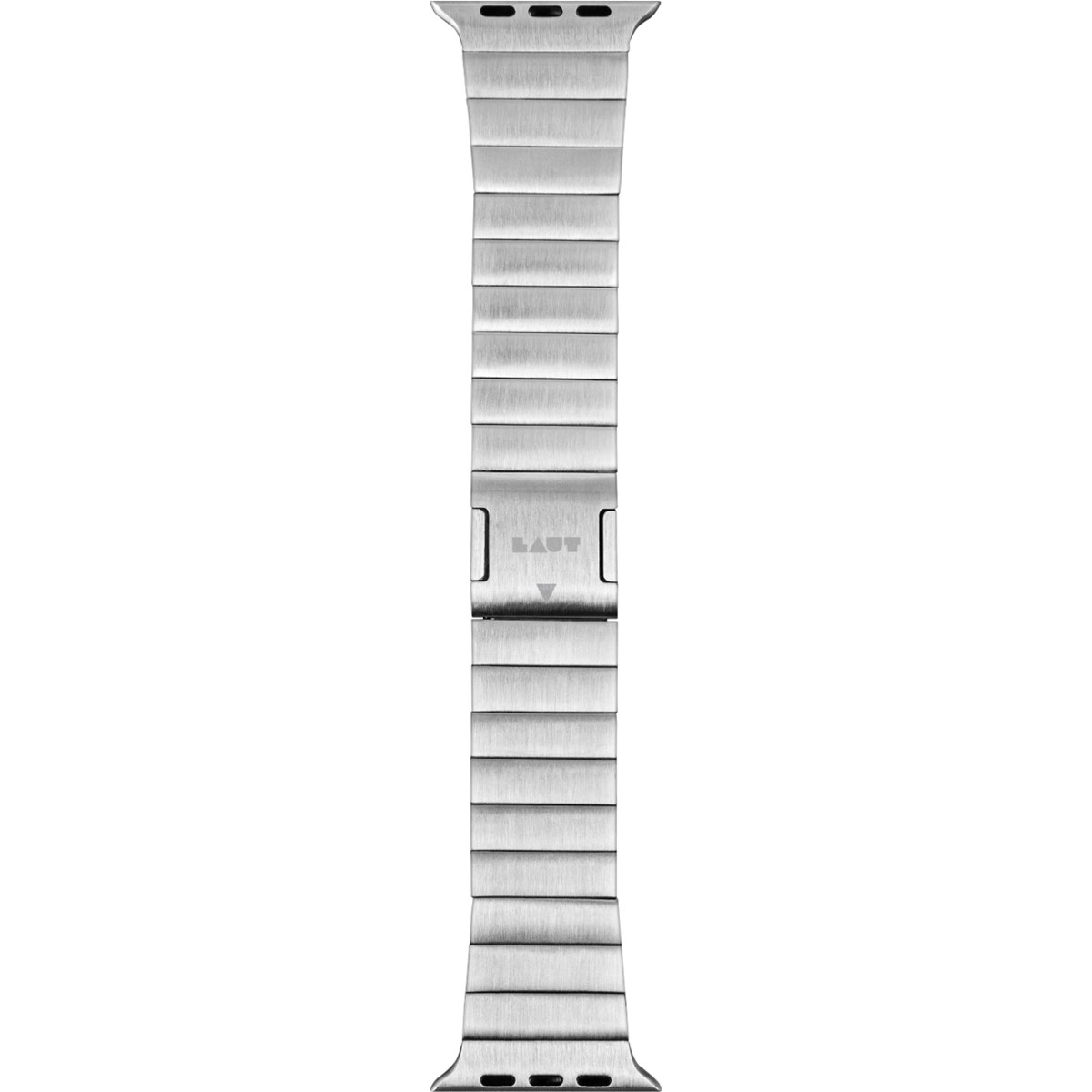 Apple Watch スマートウォッチ バンド (49/46/45/44mm)用 サージカルステンレススチール Silver(シルバー) LAUT[ラウト] LINKS[リンクス]2.0 シルバー 49/46/45/44mm 用
