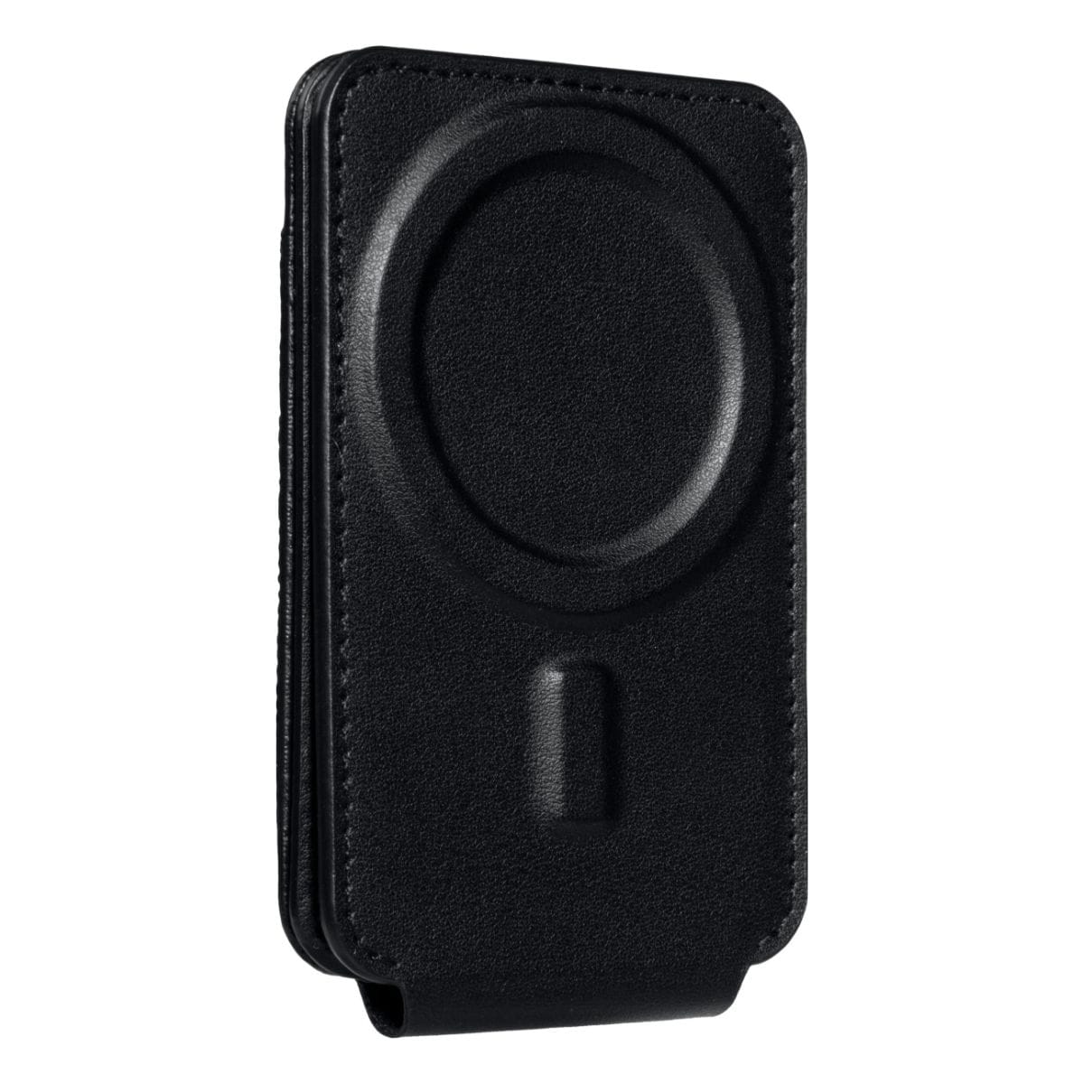 MagSafe対応 カードウォレット Black(ブラック) メタルリング付属 LAUT[ラウト] ブラック L_MAG_CW_BK