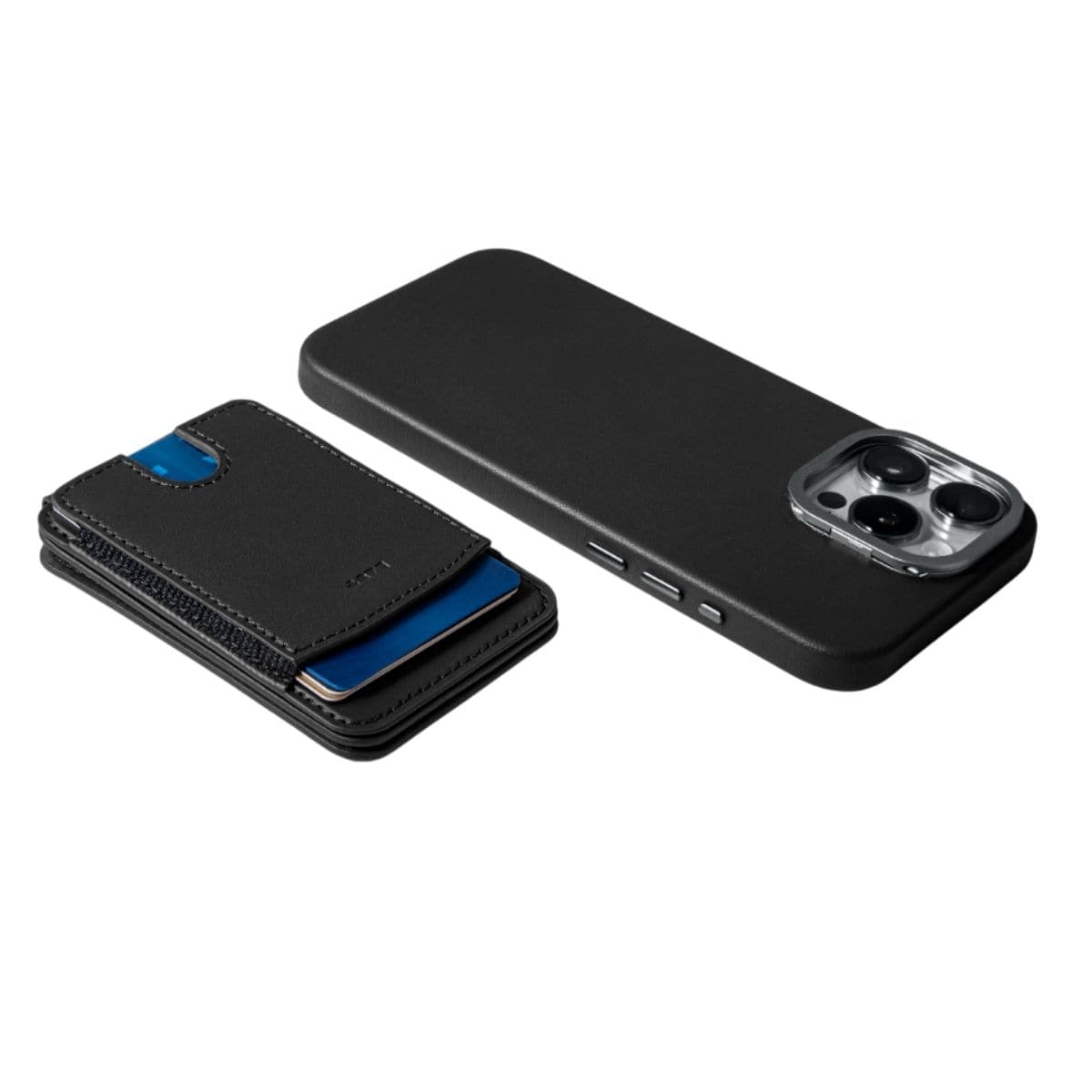 MagSafe対応 カードウォレット Black(ブラック) メタルリング付属 LAUT[ラウト] ブラック L_MAG_CW_BK