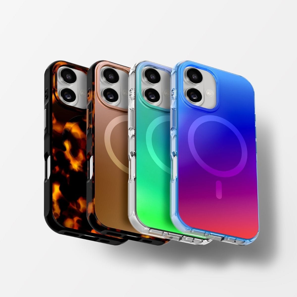 iPhone 17 スマホケース スマホカバー MagSafe対応 キャラメルゴールド(ブラウン) LAUT[ラウト] HUEX WAVE[ヒューエックス ウェーブ] ブラウン L_IP25A_HW_GD