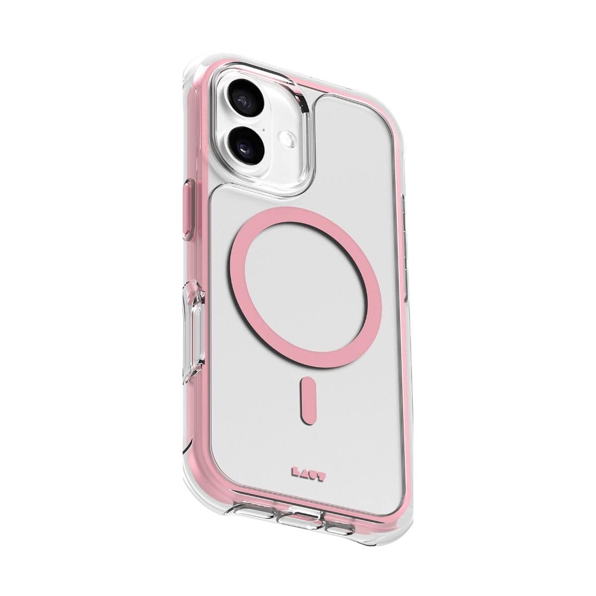 iPhone 17 スマホケース スマホカバー MagSafe対応 Clear/Pink(クリア/レースピンク) LAUT[ラウト] AERO PROTECT[エアロ プロテクト] クリアピンク L_IP25A_AP_P