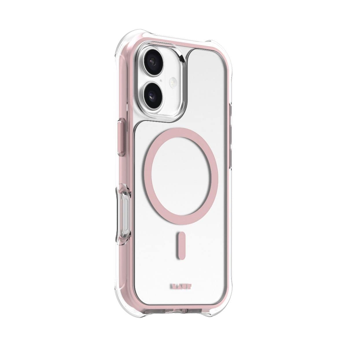 iPhone 17 スマホケース スマホカバー MagSafe対応 Clear/Pink(クリア/レースピンク) LAUT[ラウト] AERO PROTECT[エアロ プロテクト] クリアピンク L_IP25A_AP_P