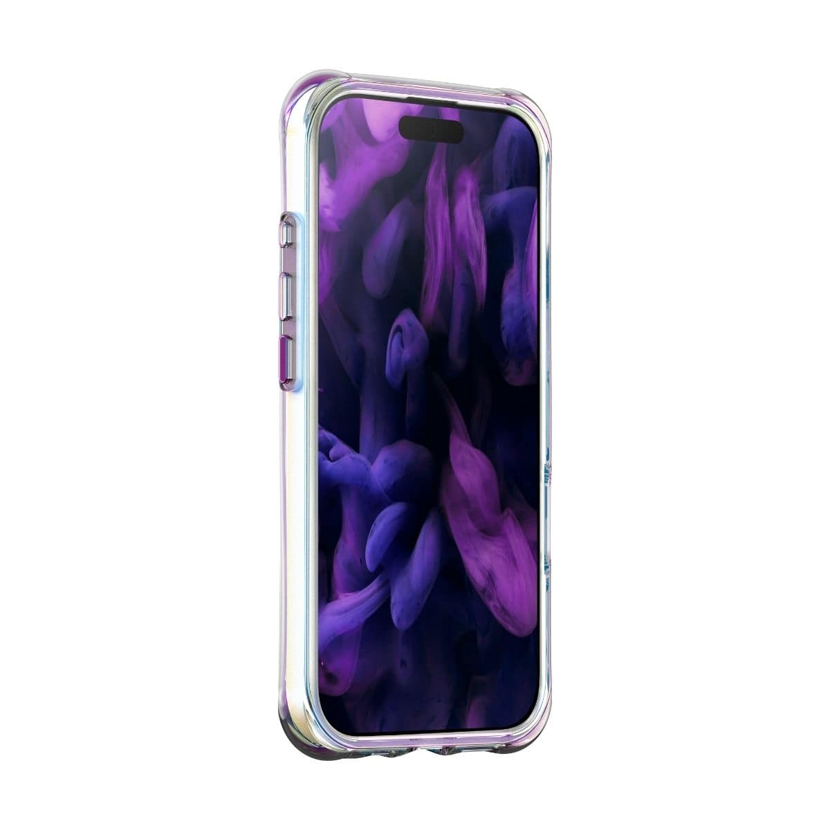 iPhone 17 スマホケース スマホカバー MagSafe対応 パール ホログラフィック オーロラ LAUT[ラウト] AERO HOLO[アエロ ハロ] クリアホワイト L_IP25A_AH_W