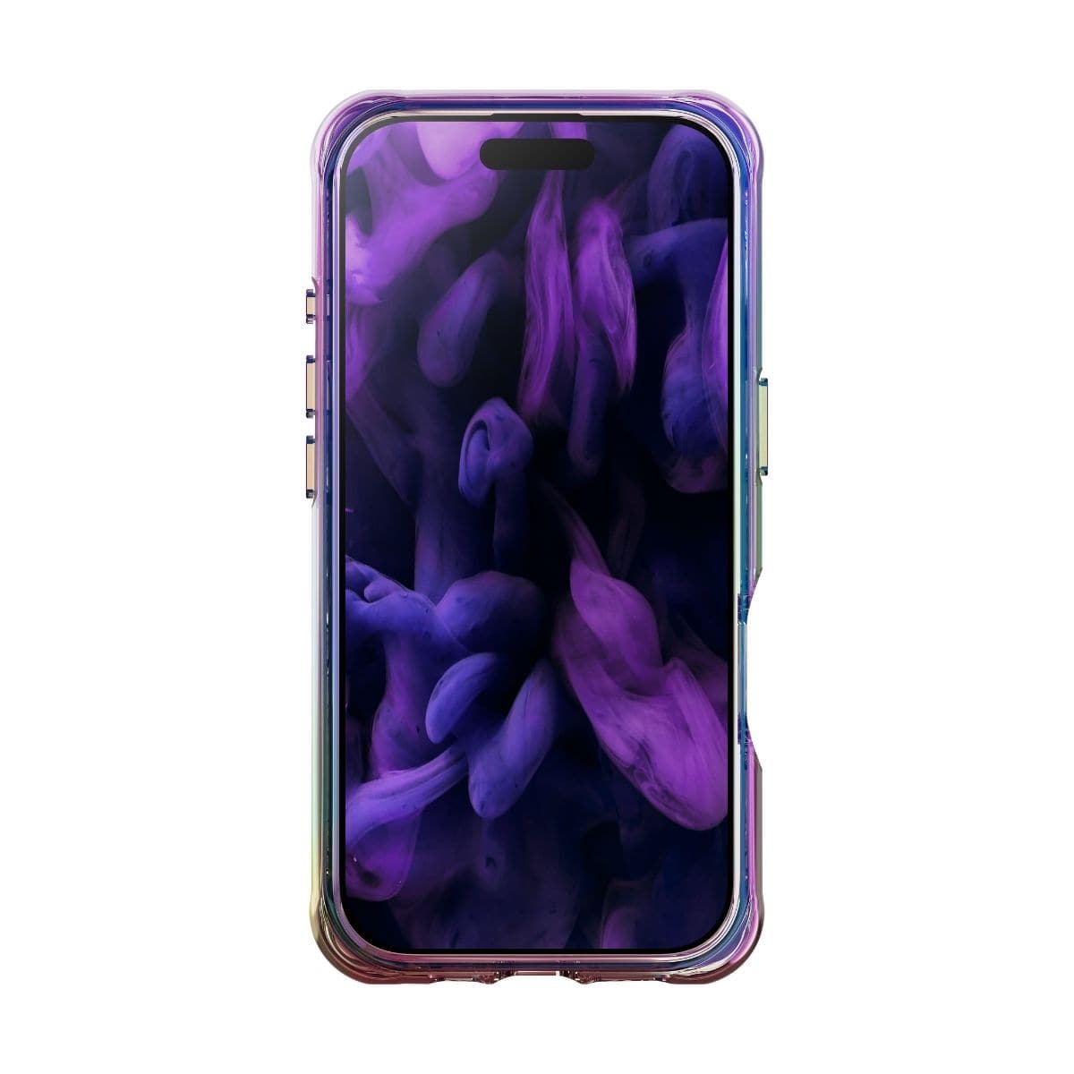 iPhone 17 スマホケース スマホカバー MagSafe対応 ミッドナイト(ホログラフィック) LAUT[ラウト] AERO HOLO[アエロ ハロ] クリアブラック L_IP25A_AH_BK