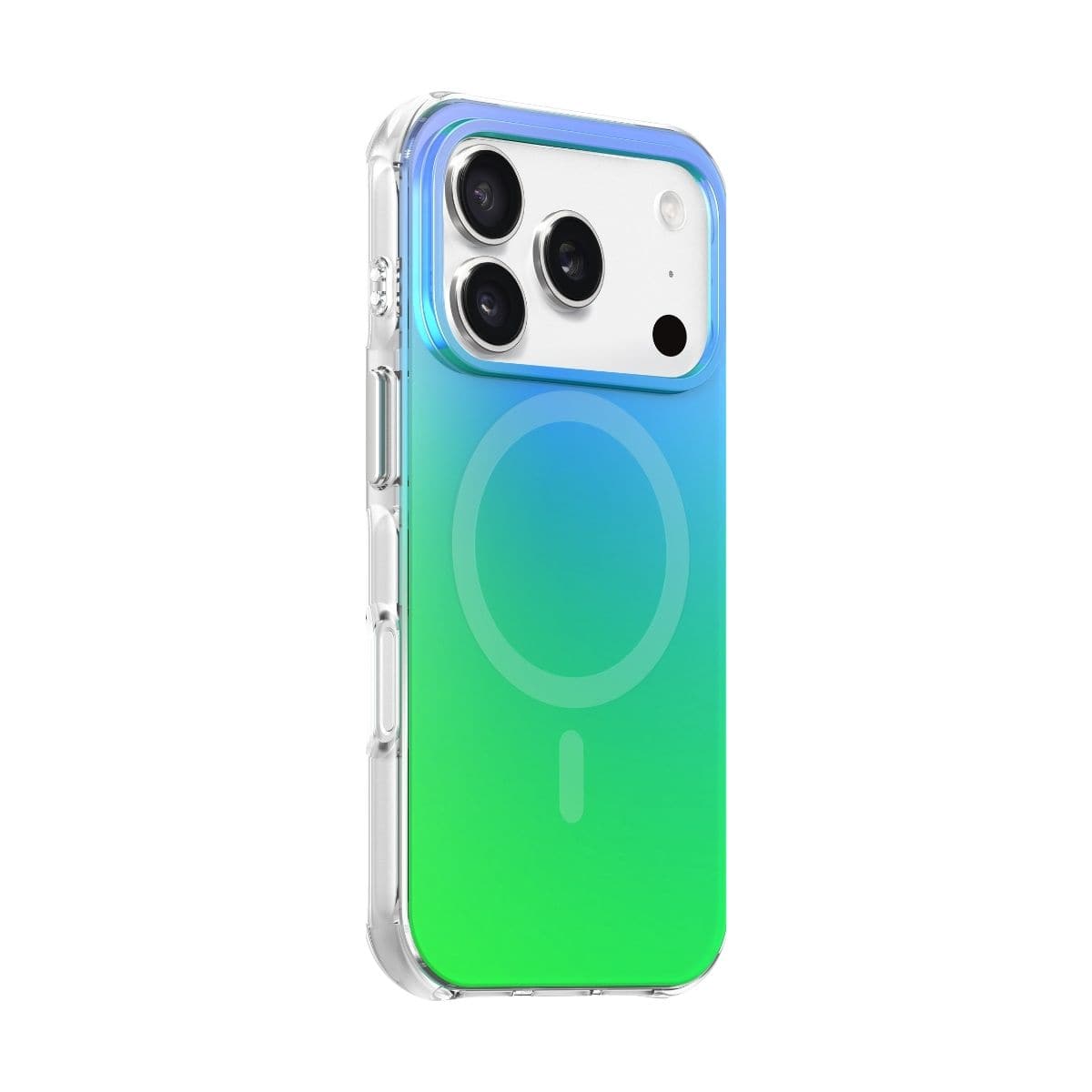 iPhone 17 Pro スマホケース スマホカバー MagSafe対応 アクアミント(グラデーション) LAUT[ラウト] HUEX WAVE[ヒューエックス ウェーブ] ブルーグリーン L_IP25B_HW_MT