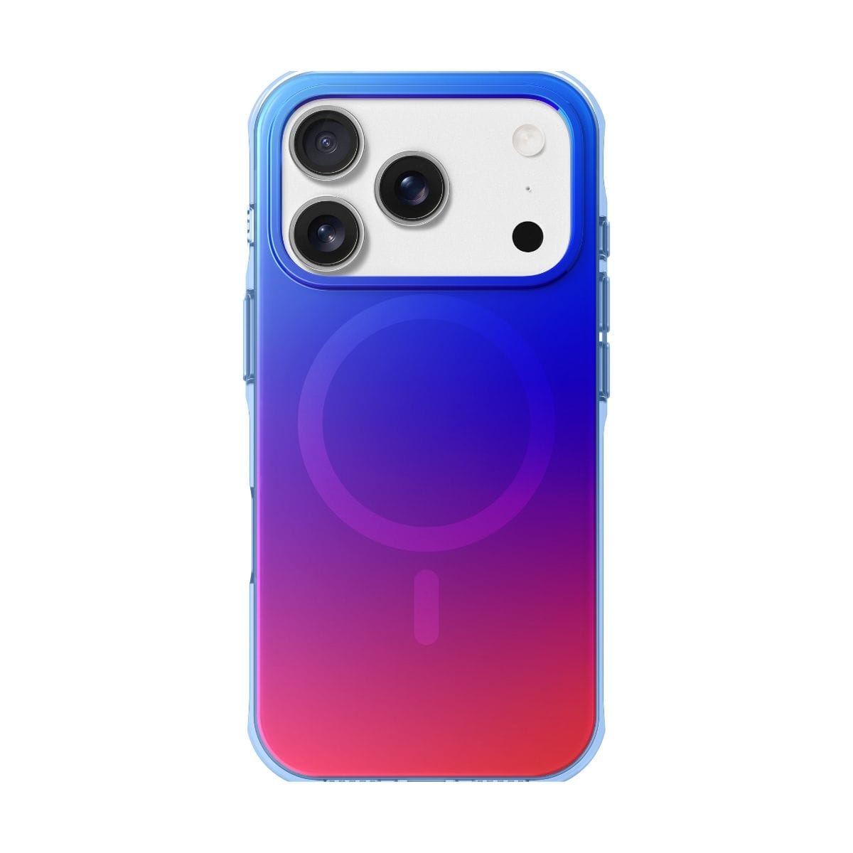 LAUT[ラウト] iPhone 17 Pro スマホケース スマホカバー HUEX WAVE サンセットフェード オレンジブルー L_IP25B_HW_BL