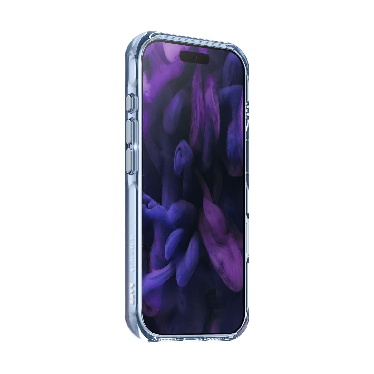 LAUT[ラウト] iPhone 17 Pro スマホケース スマホカバー HUEX WAVE サンセットフェード オレンジブルー L_IP25B_HW_BL