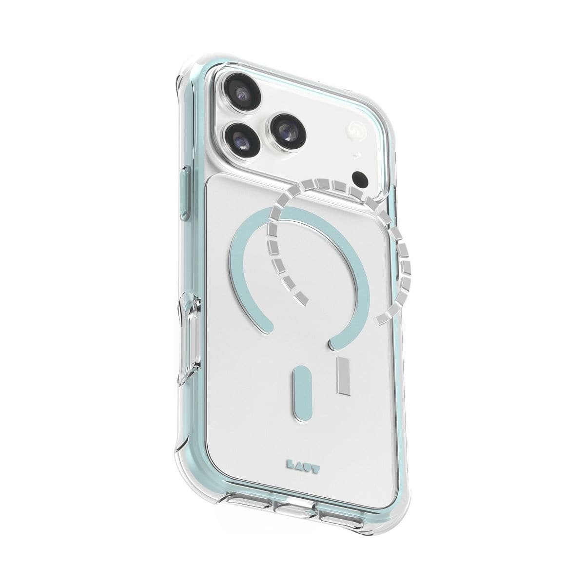 iPhone 17 Pro スマホケース スマホカバー MagSafe対応 Clear/Mint(クリア/アクアミント) LAUT[ラウト] AERO PROTECT[エアロ プロテクト] クリアグリーン L_IP25B_AP_MT