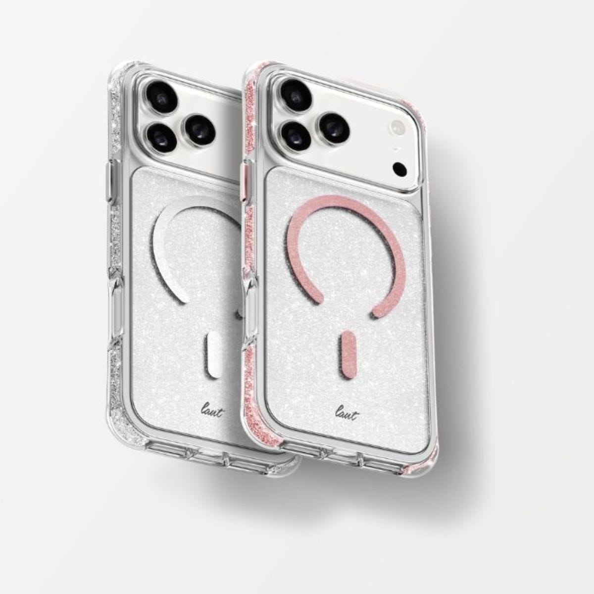 LAUT[ラウト] iPhone 17 Pro スマホケース スマホカバー AERO SPARKLE クリスタルシルバー クリアシルバー L_IP25B_AS_SL