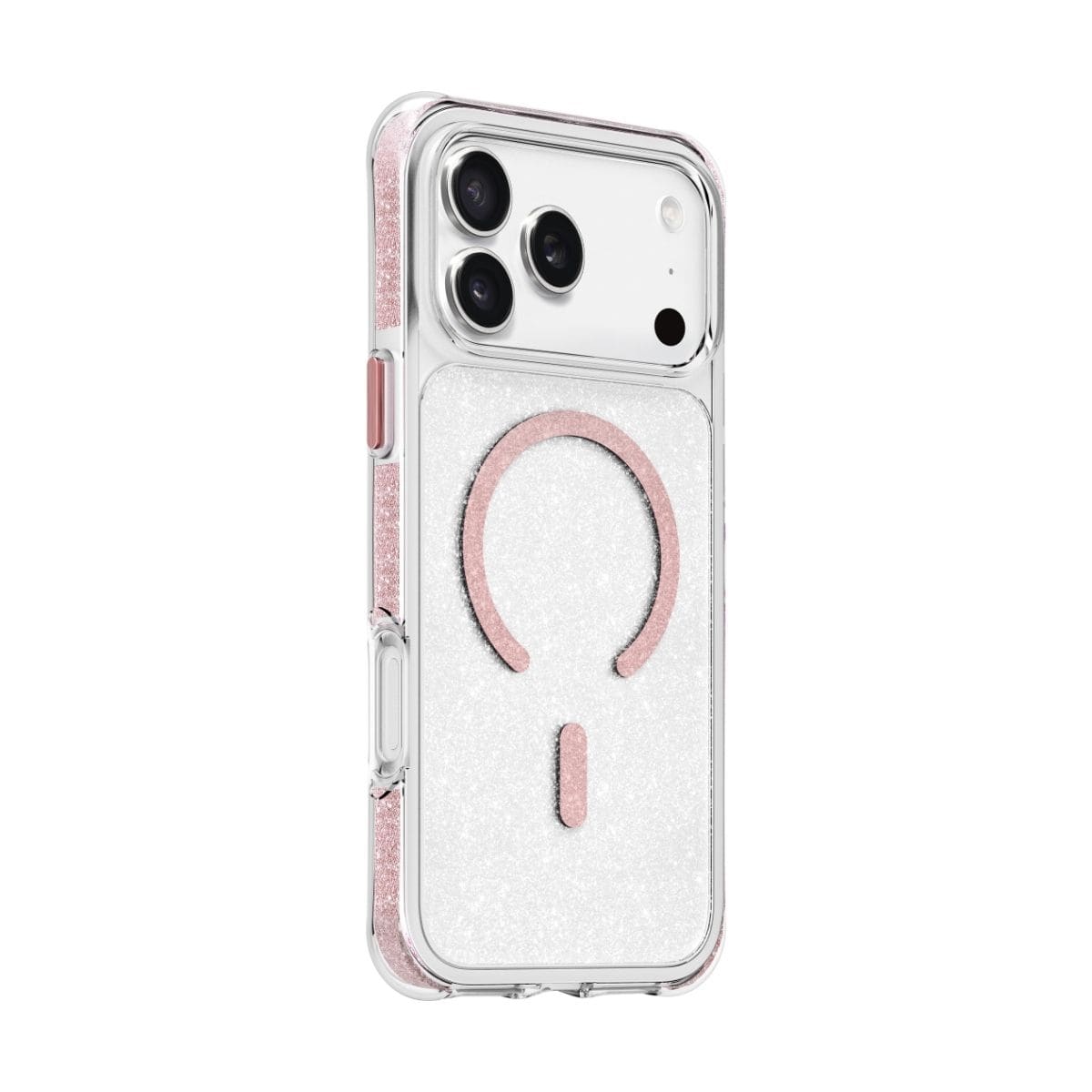 LAUT[ラウト] iPhone 17 Pro スマホケース スマホカバー AERO SPARKLE クリスタルピンク クリアピンク L_IP25B_AS_P