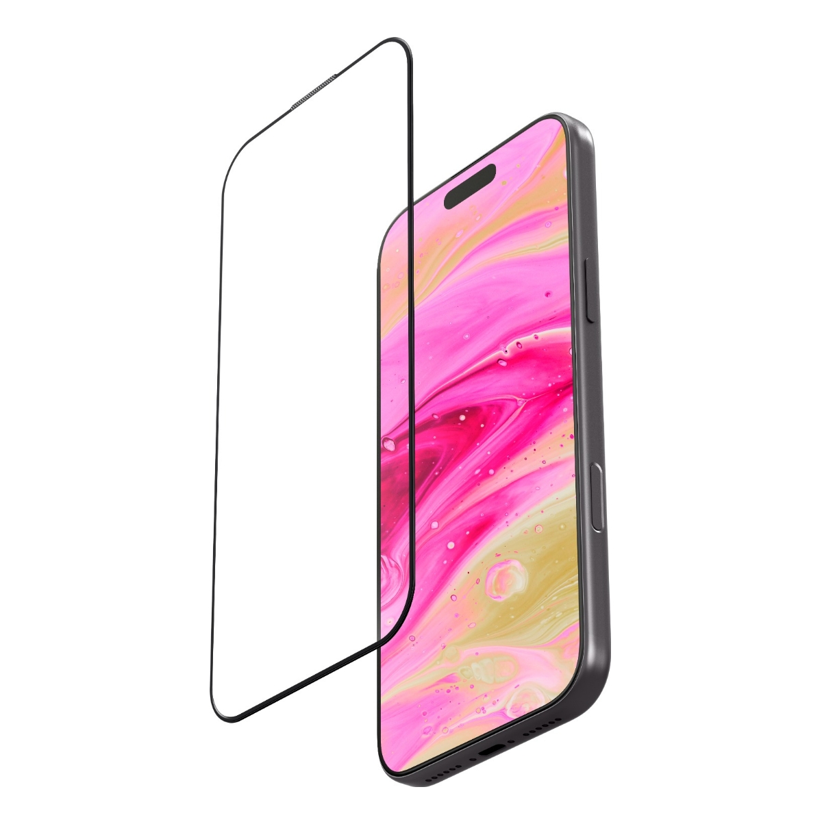 iPhone 17 Pro用 スマホフィルム スクリーンプロテクター ガラス製 LAUT[ラウト] Prime Glass Edge[プライム・グラス・エッジ] クリア L_IP25B_PG