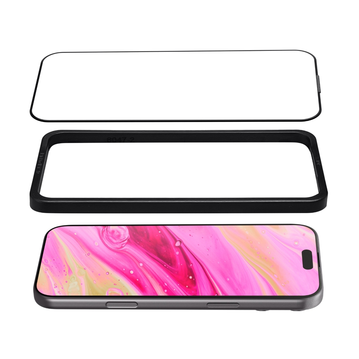 iPhone 17 Pro用 スマホフィルム スクリーンプロテクター ガラス製 LAUT[ラウト] Prime Glass Edge[プライム・グラス・エッジ] クリア L_IP25B_PG