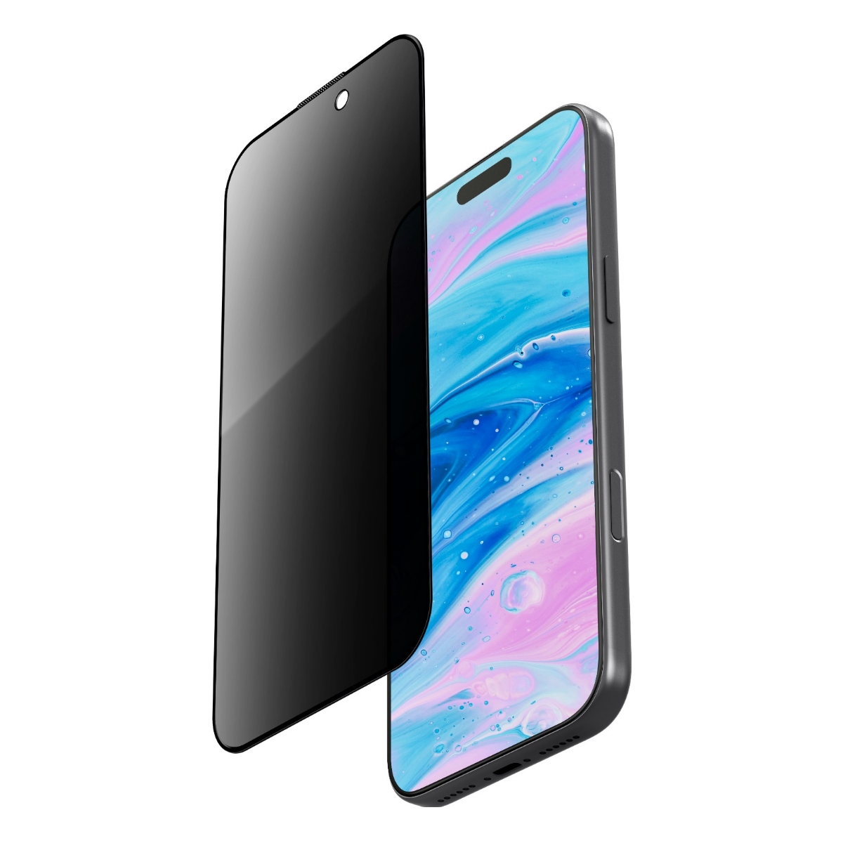 iPhone 17 Pro用 のぞき見防止 プライバシーフィルター内蔵 スマホフィルム スクリーンプロテクター ガラス製 LAUT[ラウト] Prime Glass Edge[プライム・グラス・エッジ] L_IP25B_PP