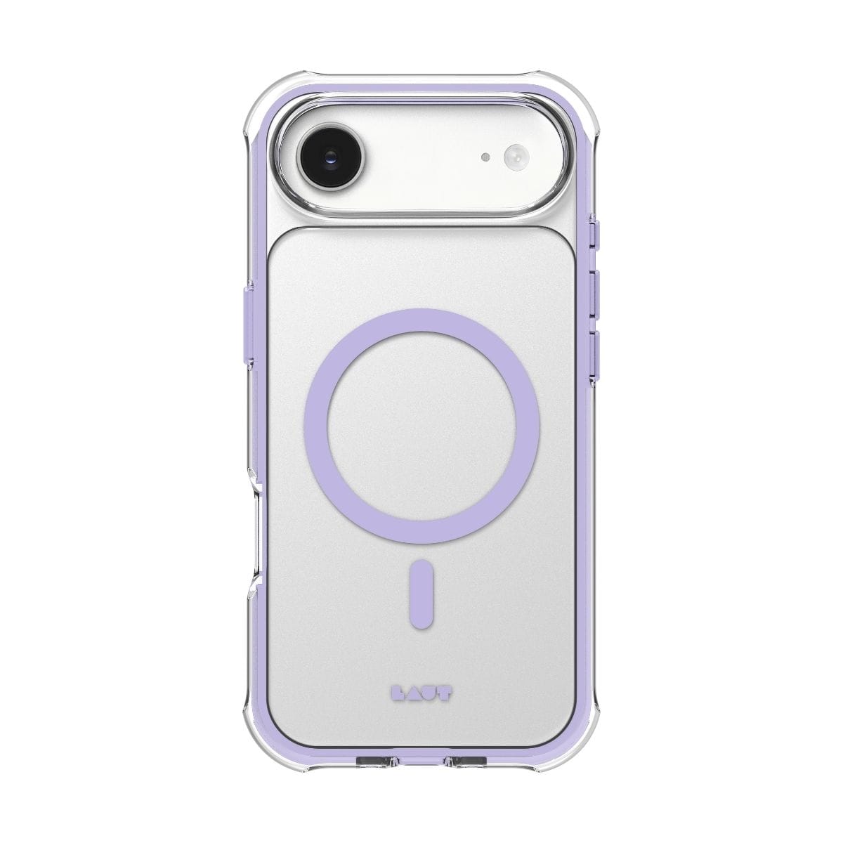 iPhone Air  スマホケース スマホカバー MagSafe対応 Clear/Purple(クリア/ライトパープル) LAUT[ラウト] AERO PROTECT[エアロ プロテクト] クリアパープル L_IP25C_AP_PU