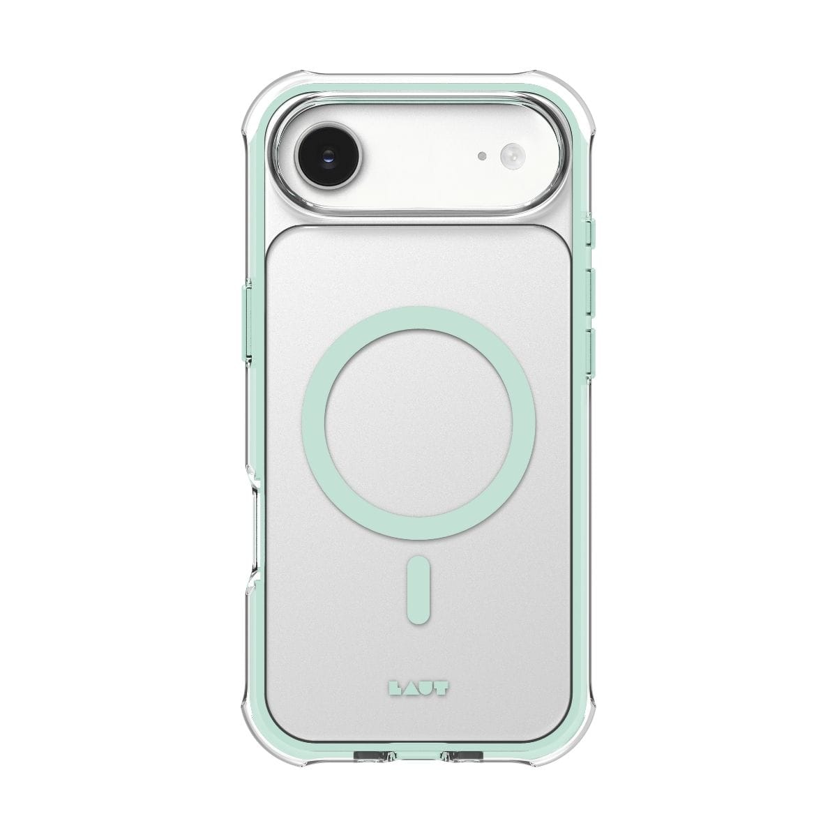 LAUT[ラウト] iPhone Air  スマホケース スマホカバー AERO PROTECT アクアミント クリアグリーン L_IP25C_AP_MT