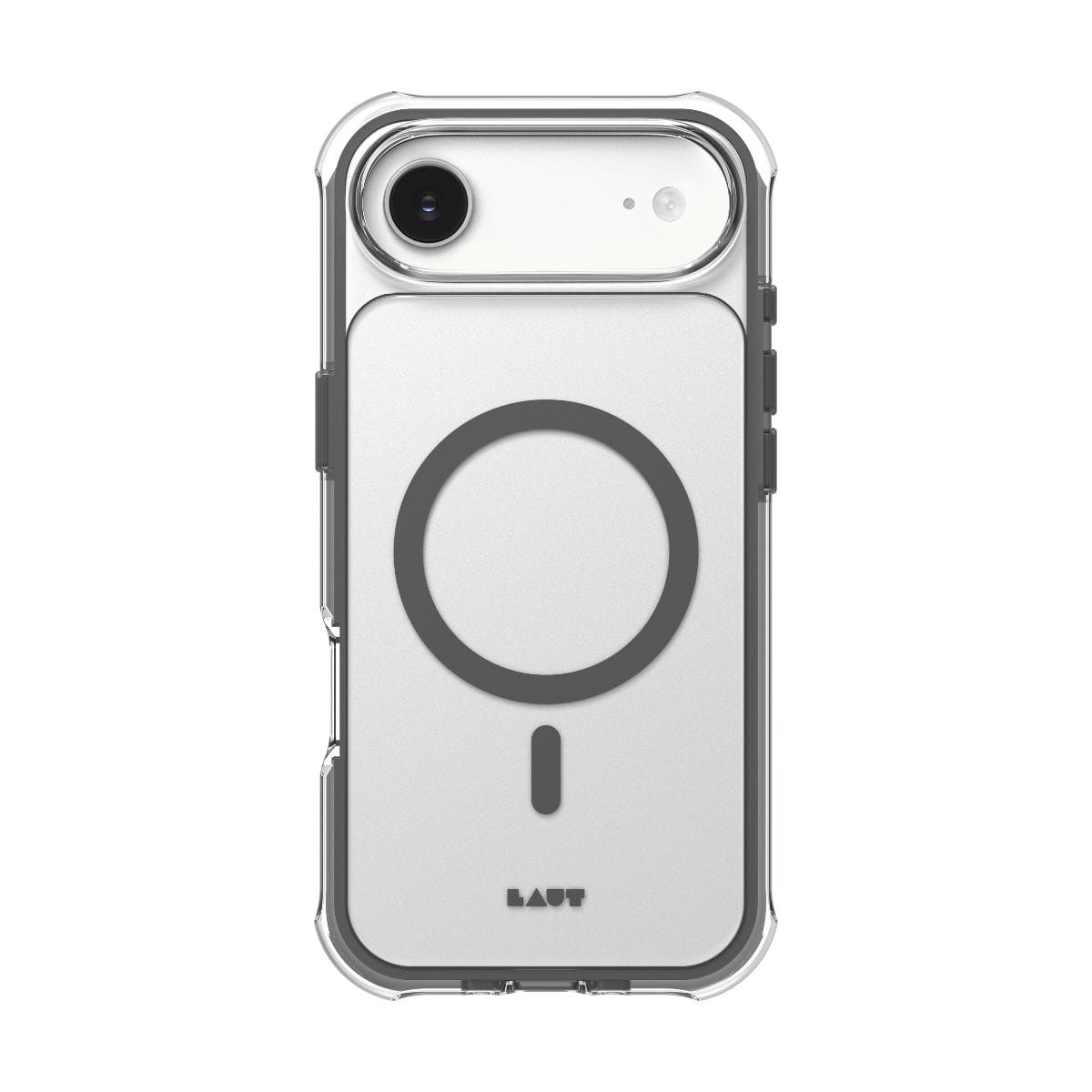 iPhone Air  スマホケース スマホカバー MagSafe対応 Clear/Gray(クリア/シャドウグレー) LAUT[ラウト] AERO PROTECT[エアロ プロテクト] クリアグレー L_IP25C_AP_GY