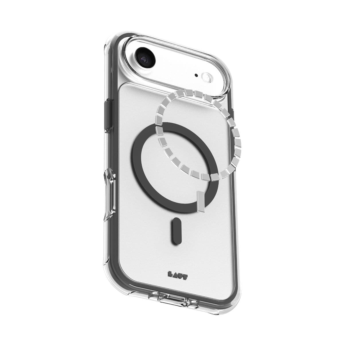 iPhone Air  スマホケース スマホカバー MagSafe対応 Clear/Gray(クリア/シャドウグレー) LAUT[ラウト] AERO PROTECT[エアロ プロテクト] クリアグレー L_IP25C_AP_GY