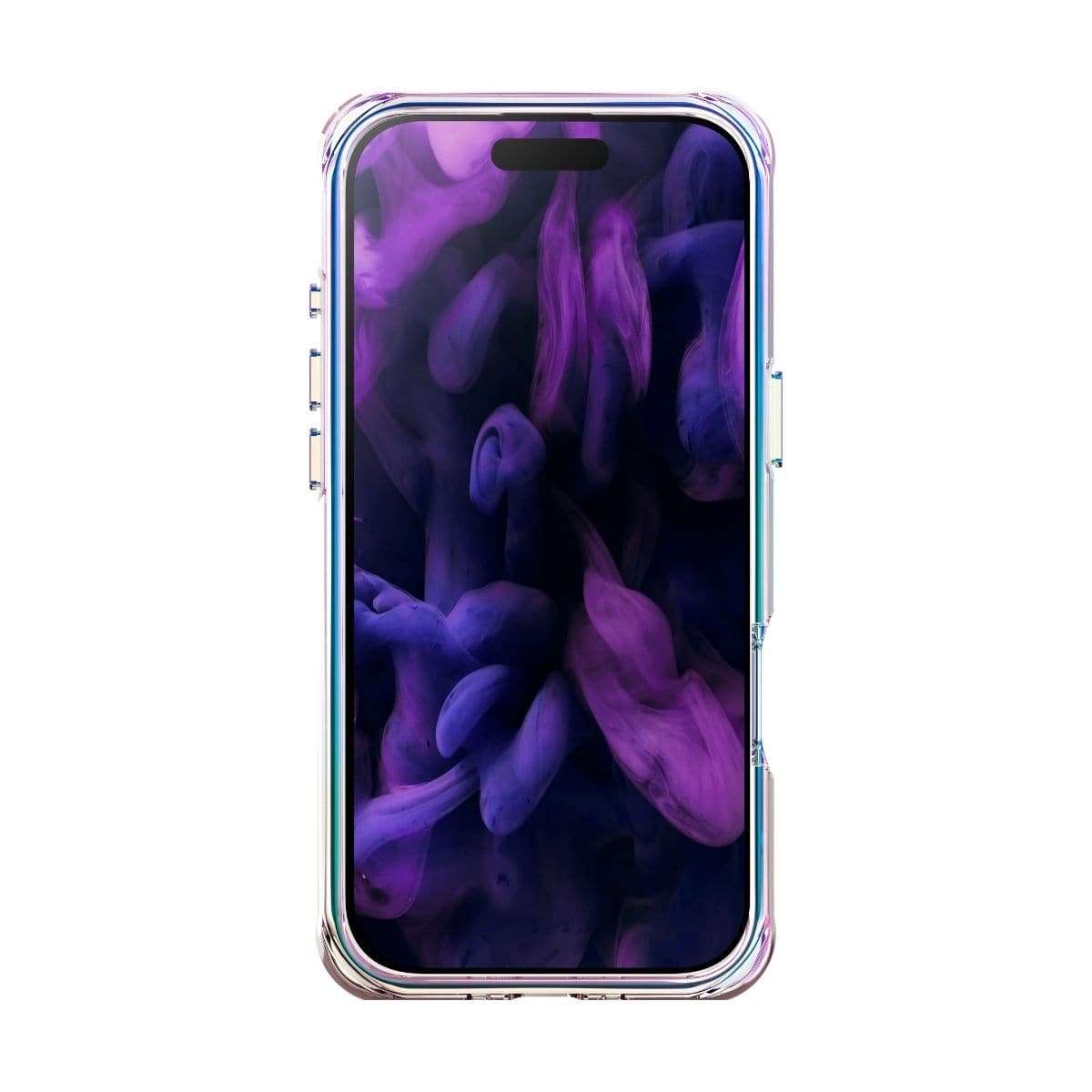 iPhone Air スマホケース スマホカバー MagSafe対応 パール ホログラフィック オーロラ LAUT[ラウト] AERO HOLO[アエロ ハロ] クリアホワイト L_IP25C_AH_W