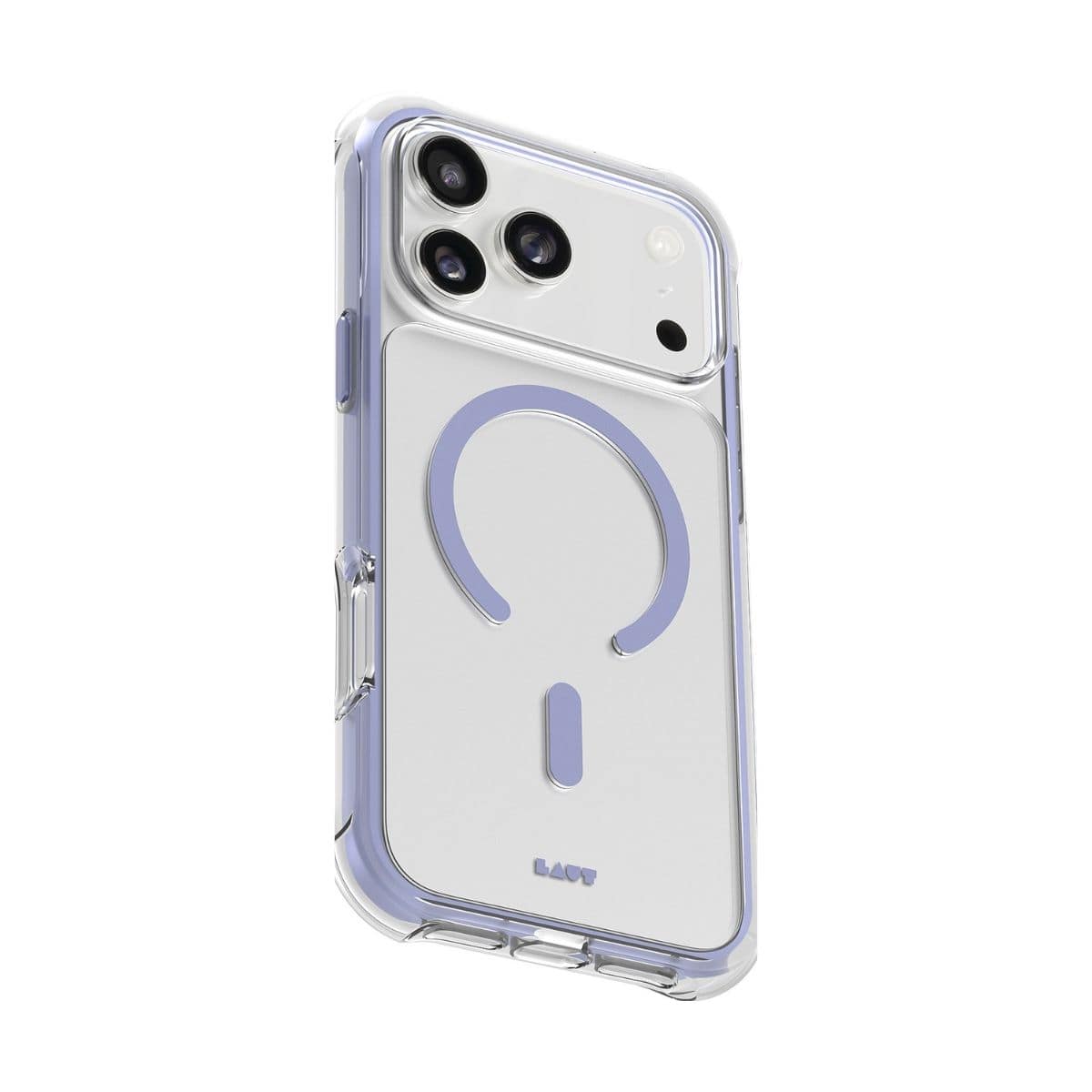 iPhone 17 Pro Max スマホケース スマホカバー MagSafe対応 Clear/Purple(クリア/ライトパープル) LAUT[ラウト] AERO PROTECT[エアロ プロテクト] クリアパープル L_IP25D_AP_PU