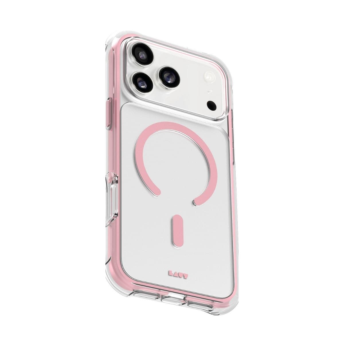 iPhone 17 Pro Max スマホケース スマホカバー MagSafe対応 Clear/Pink(クリア/レースピンク) LAUT[ラウト] AERO PROTECT[エアロ プロテクト] クリアピンク L_IP25D_AP_P