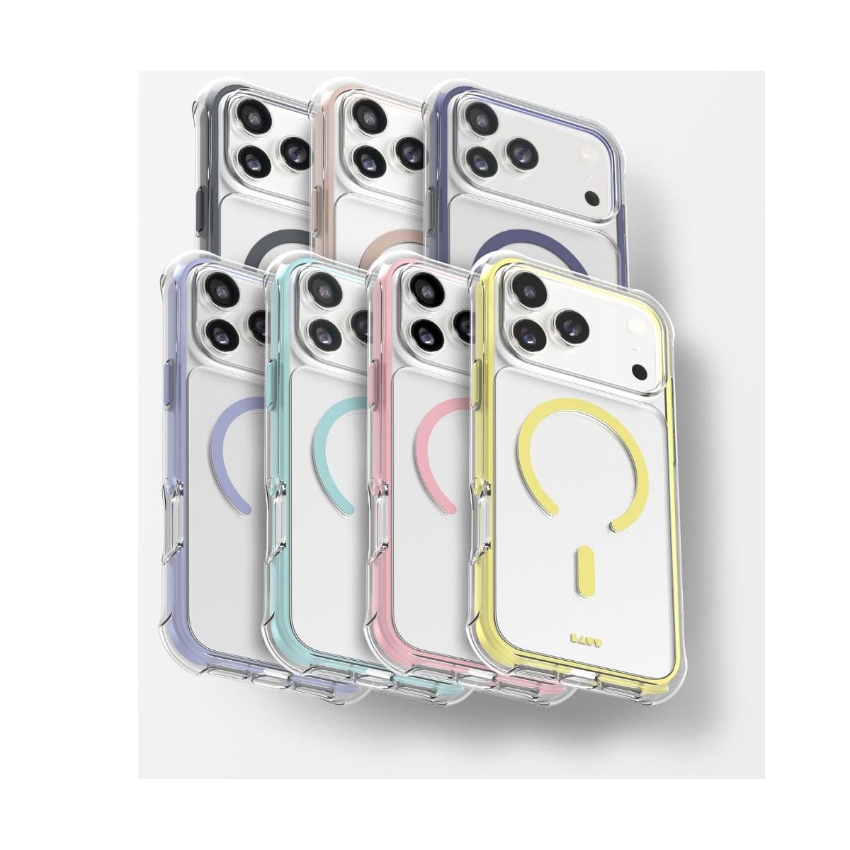 iPhone 17 Pro Max スマホケース スマホカバー MagSafe対応 Clear/Blue(クリア/フューチャーブルー) LAUT[ラウト] AERO PROTECT[エアロ プロテクト] クリアブルー L_IP25D_AP_BL