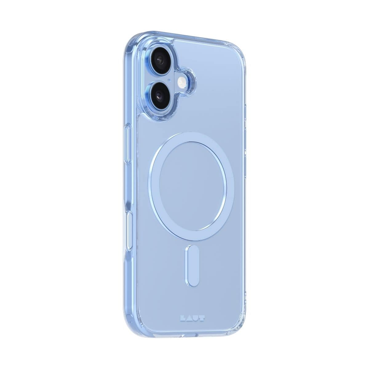 LAUT[ラウト] iPhone 17 スマホケース スマホカバー CRYSTAL FLURO ライトブルー ブルー L_IP25A_CF_BL