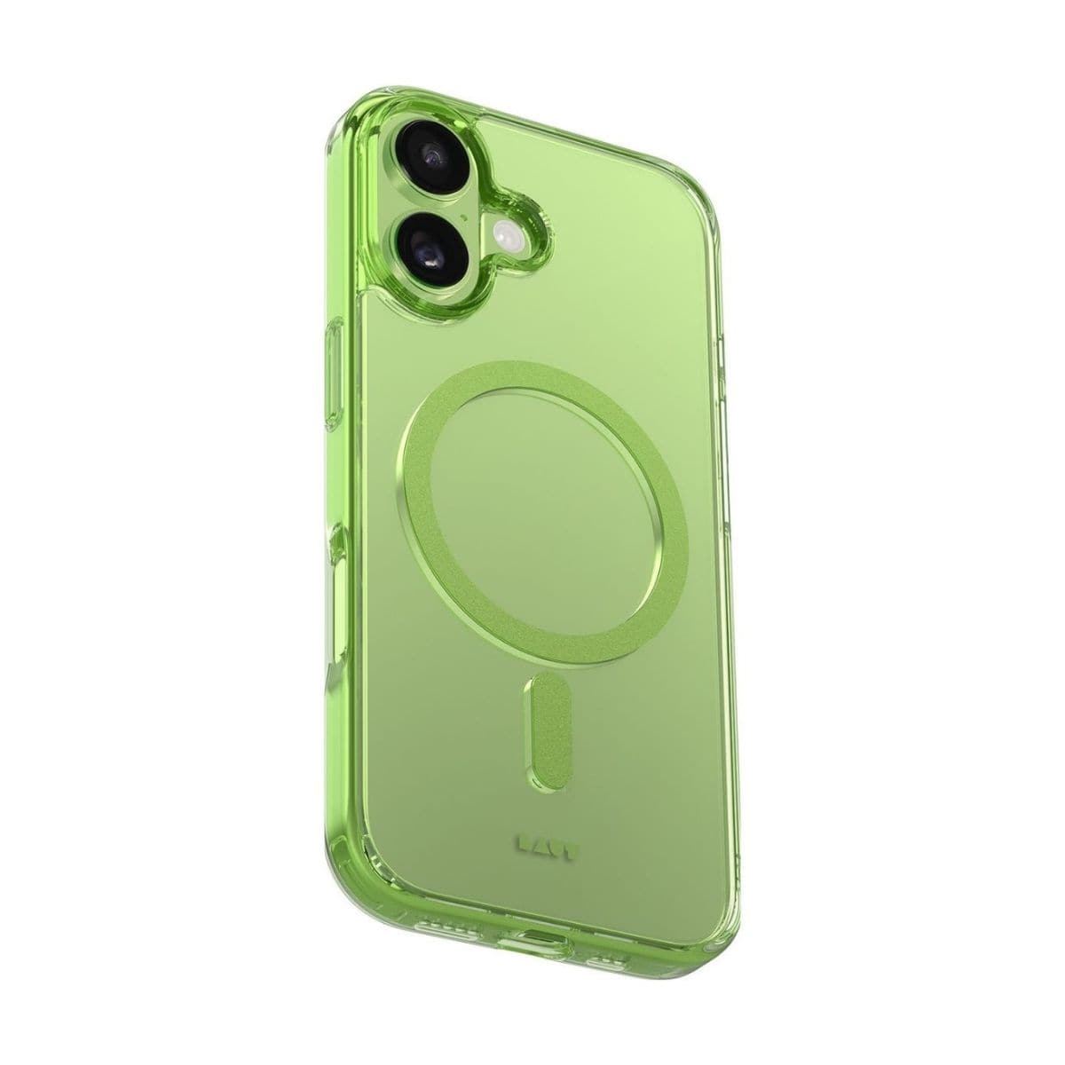 LAUT[ラウト] iPhone 17 スマホケース スマホカバー CRYSTAL FLURO ライトグリーン グリーン L_IP25A_CF_GN