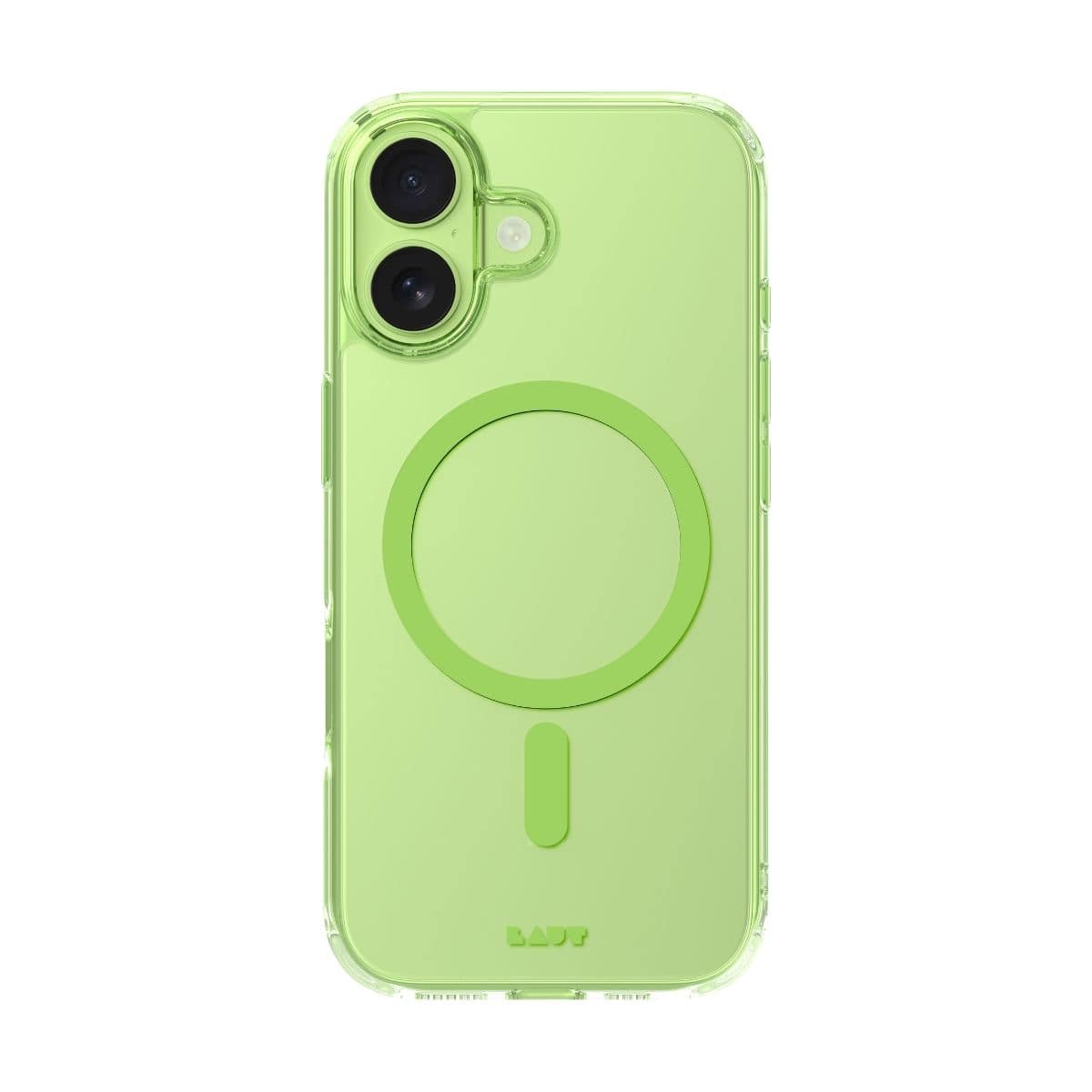 LAUT[ラウト] iPhone 17 スマホケース スマホカバー CRYSTAL FLURO ライトグリーン グリーン L_IP25A_CF_GN
