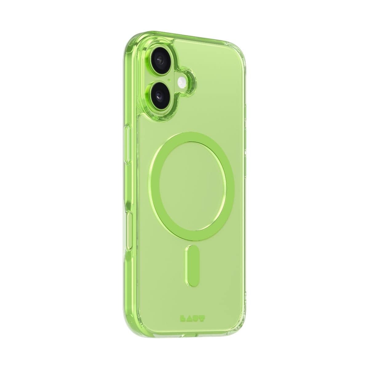 LAUT[ラウト] iPhone 17 スマホケース スマホカバー CRYSTAL FLURO ライトグリーン グリーン L_IP25A_CF_GN