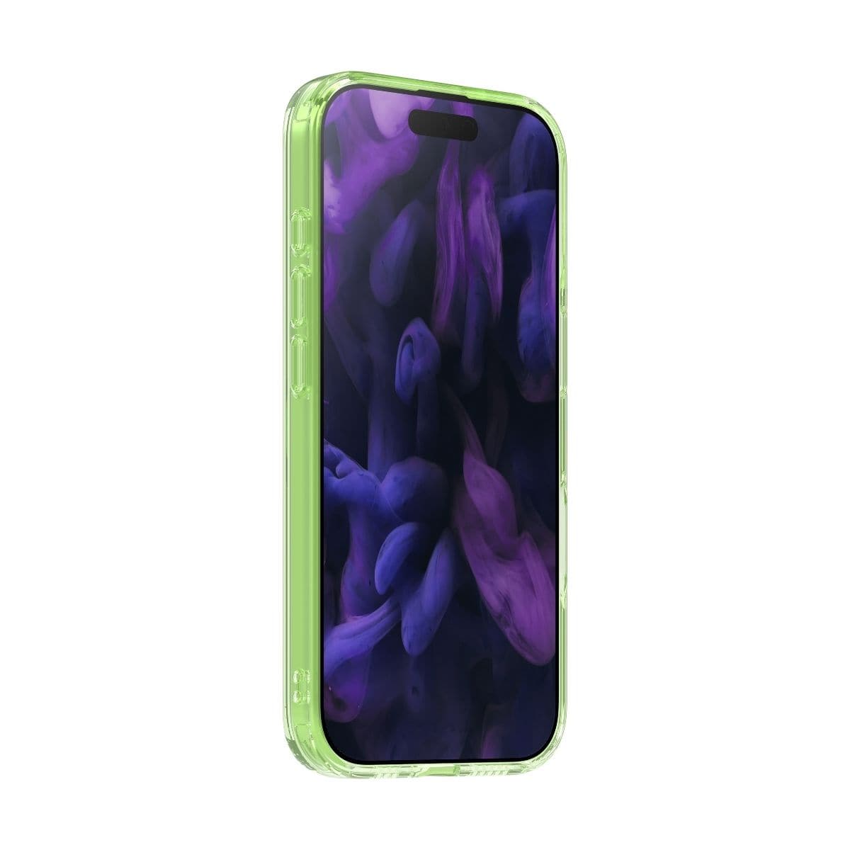 LAUT[ラウト] iPhone 17 スマホケース スマホカバー CRYSTAL FLURO ライトグリーン グリーン L_IP25A_CF_GN