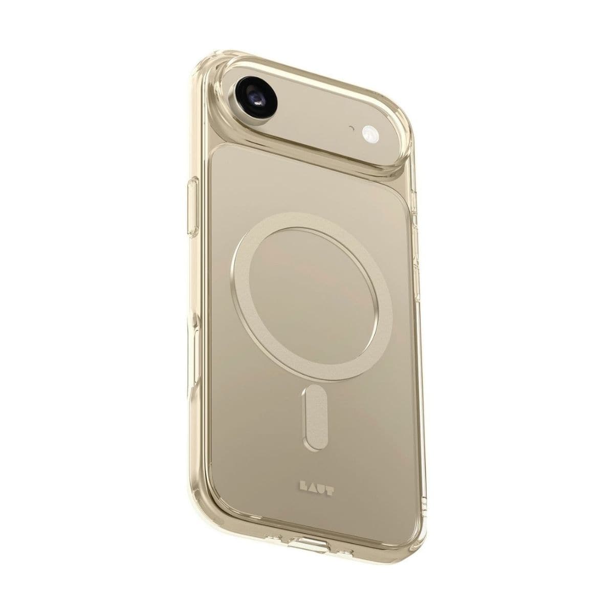 iPhone Air スマホケース スマホカバー MagSafe対応 CRYSTAL FLURO Light Gold(ライトゴールド) LAUT[ラウト] CRYSTAL FLURO[クリスタル フルオ] ゴールド L_IP25C_CF_GD