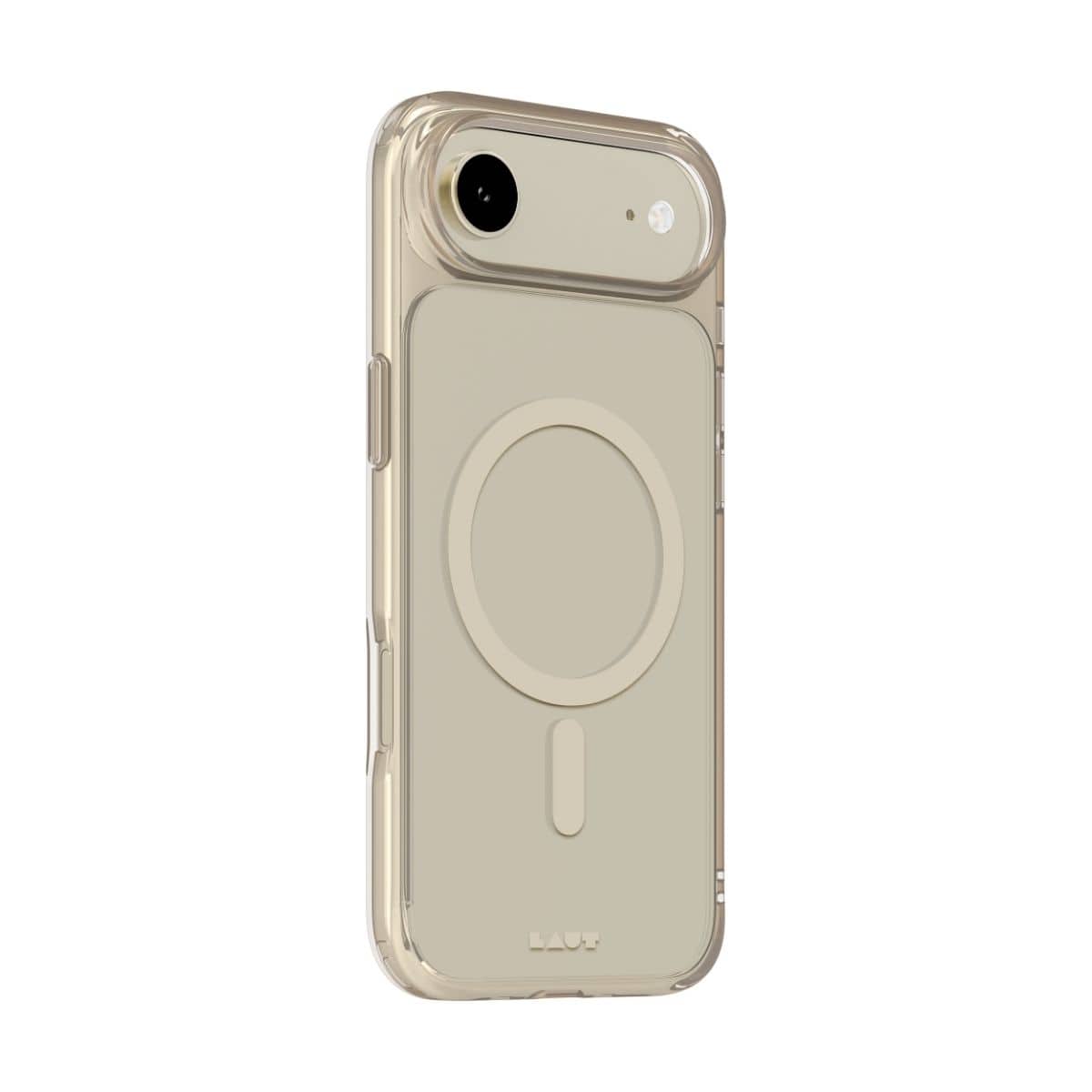 iPhone Air スマホケース スマホカバー MagSafe対応 CRYSTAL FLURO Light Gold(ライトゴールド) LAUT[ラウト] CRYSTAL FLURO[クリスタル フルオ] ゴールド L_IP25C_CF_GD