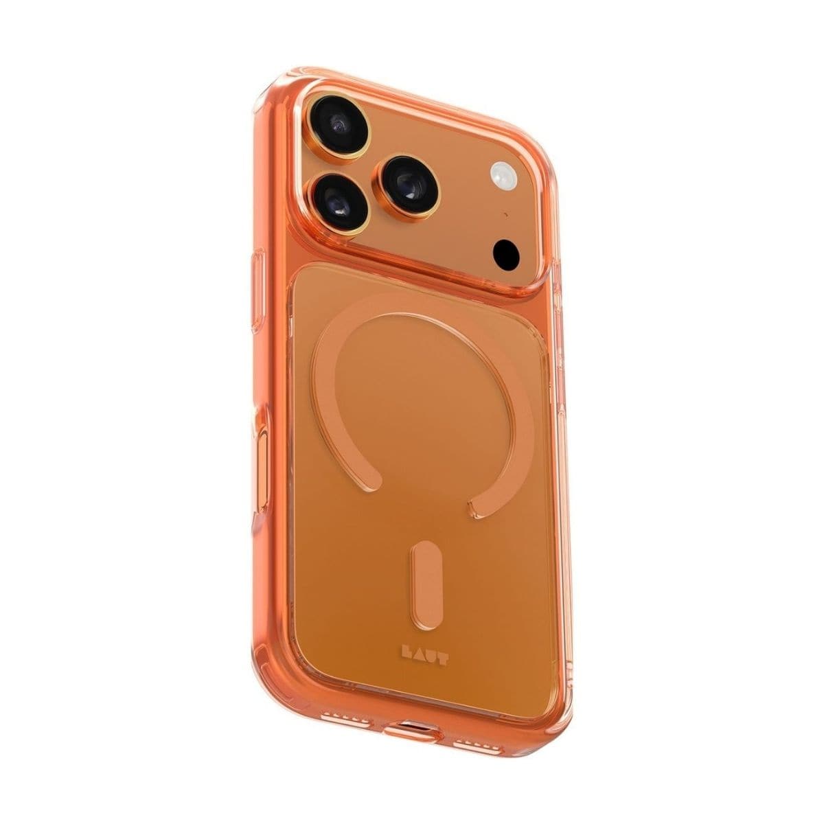iPhone 17 Pro Max スマホケース スマホカバー MagSafe対応 Clear Bronze(クリアブロンズ) LAUT[ラウト] CRYSTAL FLURO[クリスタル フルオ] ブラウン L_IP25D_CF_BR