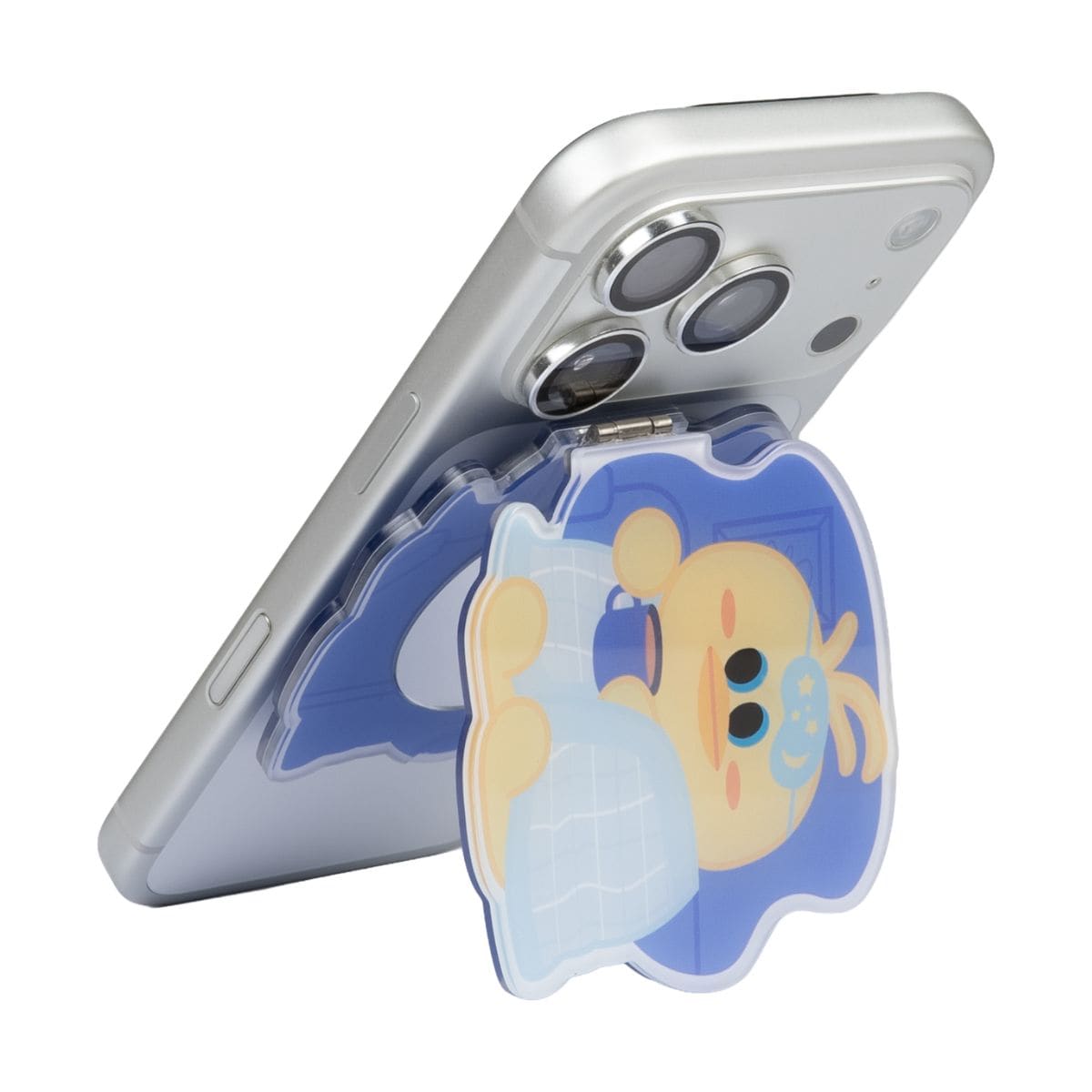 折りたたみミラー付スマホスタンド(ミラー等倍) MagSafe対応 マグネットリング付属 Daisy キャラクター LAUT[ラウト] MAGMOJI[マグモジ] MIRROR STAND デイジー ミラー等倍