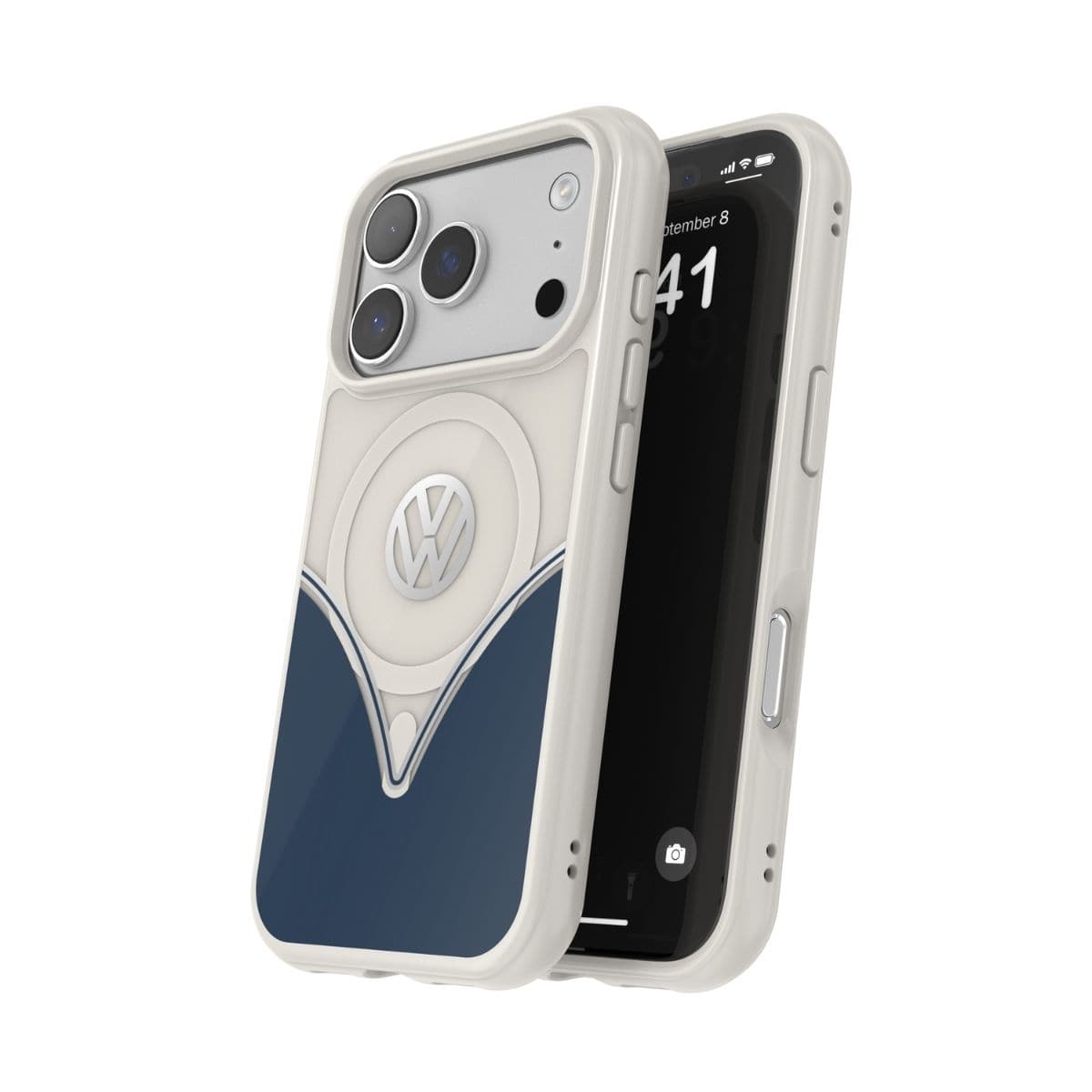 iPhone 17 Pro スマホケース スマホカバー MagSafe対応 ストラップホールあり Cobalt Blue(コバルトブルー) Blue/White ブルー/ホワイトVolkswagen[フォルクスワーゲン] (60466) ブルー/ホワイト 60466