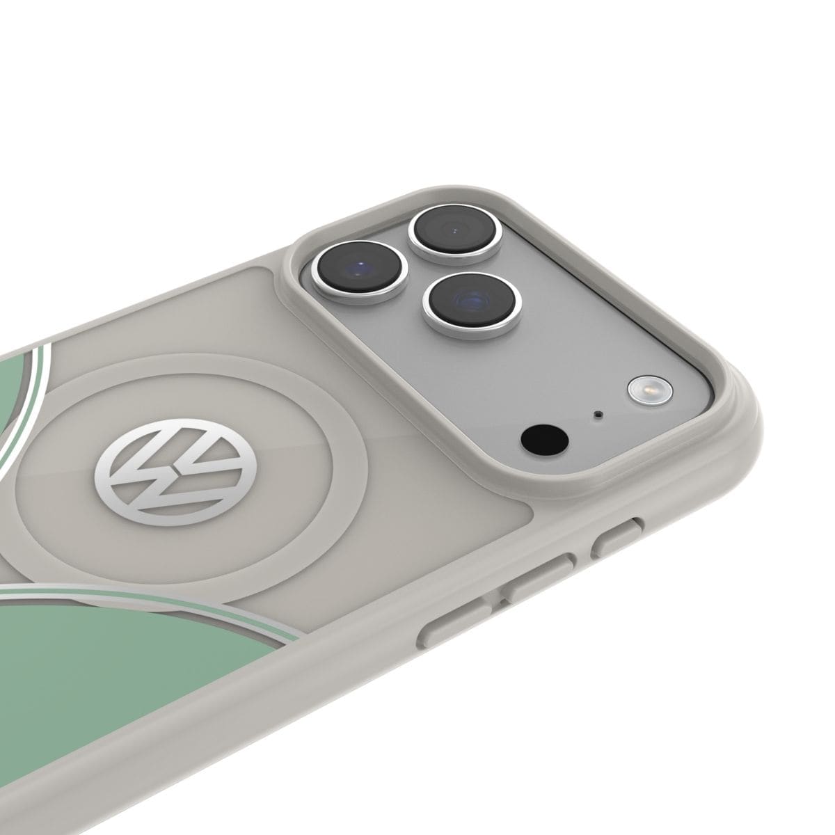 iPhone 17 Pro Max スマホケース スマホケース MagSafe対応 ストラップホールあり Bahama Blue(バハマブルー) Green(グリーン)/White(ホワイト) Volkswagen[フォルクスワーゲン] (60471) グリーン/ホワイト 60471