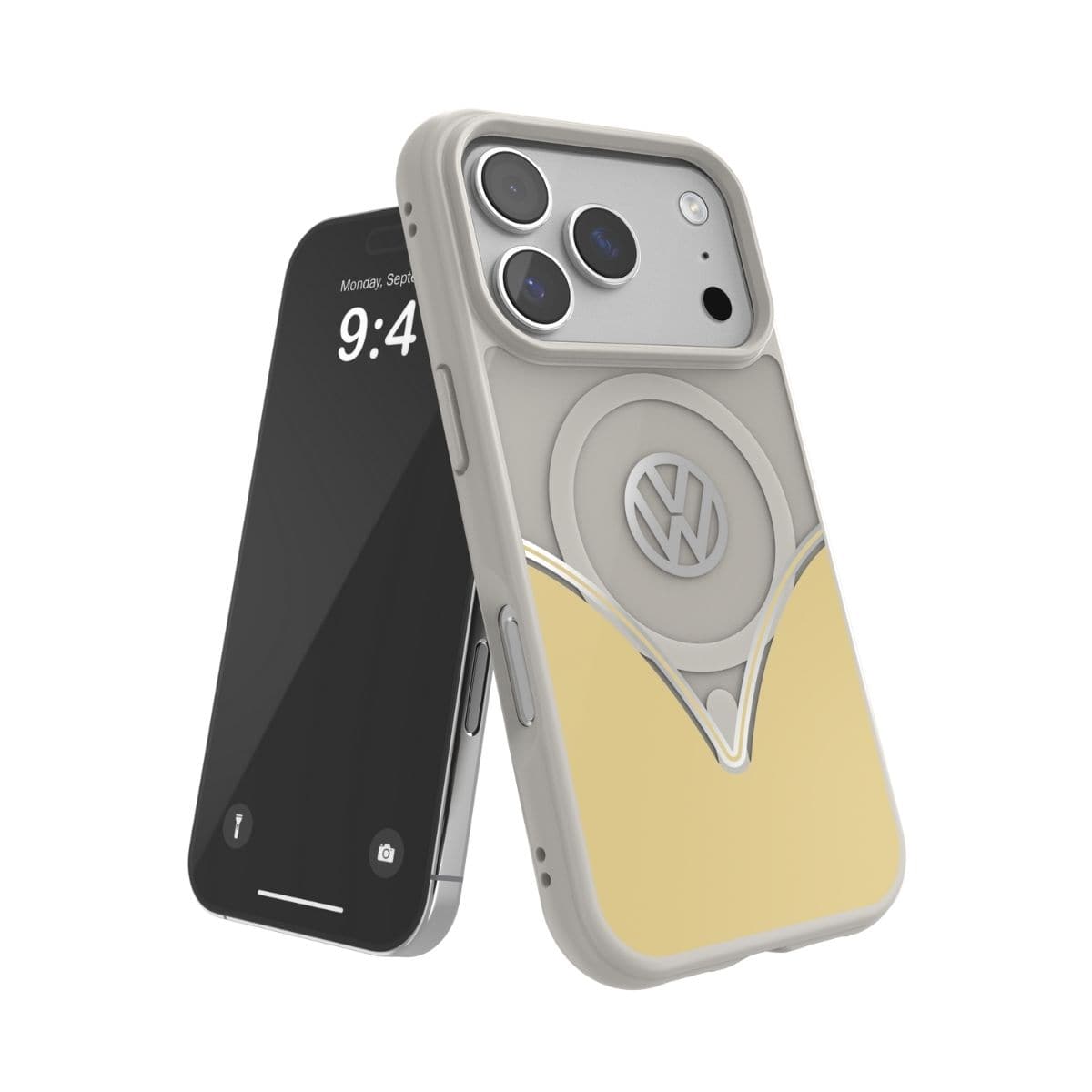 iPhone 17 Pro スマホケース スマホカバー MagSafe対応 ストラップホールあり Yukon Yellow(ユーコンイエロー) Yellow/White イエロー/ホワイト Volkswagen[フォルクスワーゲン] (60474) イエロー/ホワイト 60474