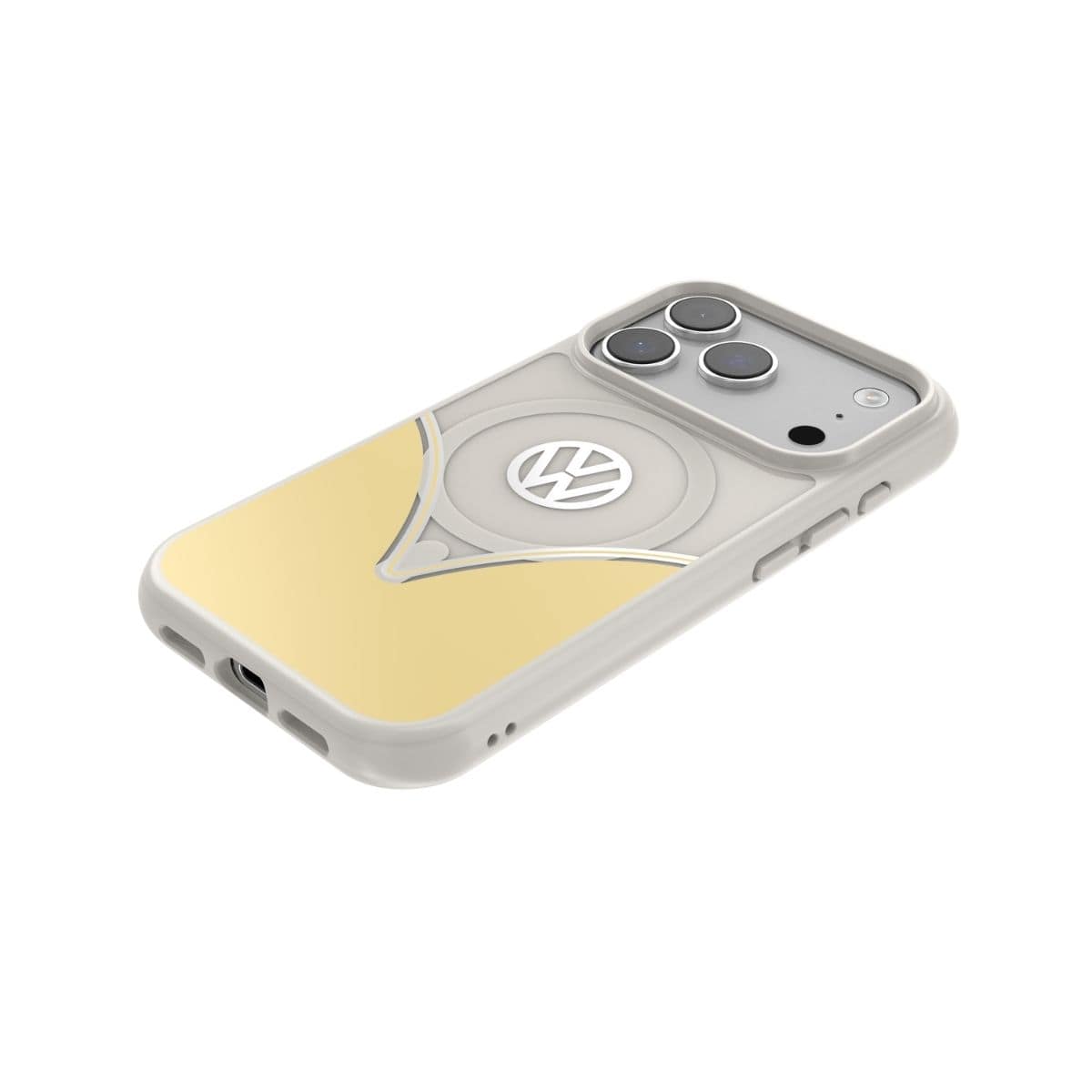 iPhone 17 Pro スマホケース スマホカバー MagSafe対応 ストラップホールあり Yukon Yellow(ユーコンイエロー) Yellow/White イエロー/ホワイト Volkswagen[フォルクスワーゲン] (60474) イエロー/ホワイト 60474