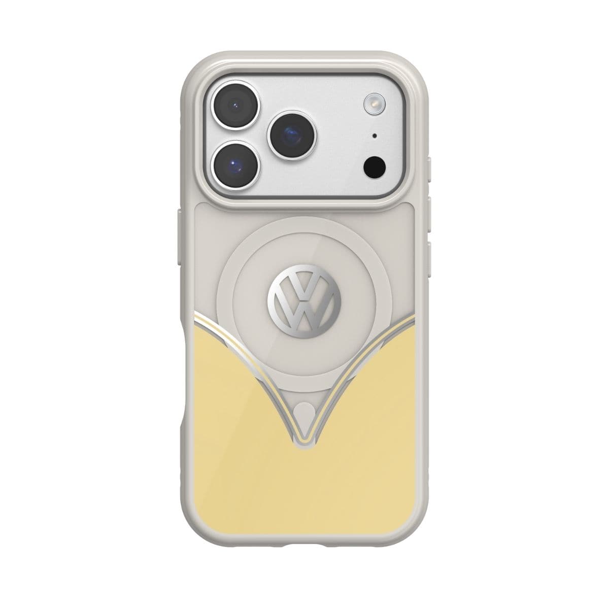 iPhone 17 Pro スマホケース スマホカバー MagSafe対応 ストラップホールあり Yukon Yellow(ユーコンイエロー) Yellow/White イエロー/ホワイト Volkswagen[フォルクスワーゲン] (60474) イエロー/ホワイト 60474
