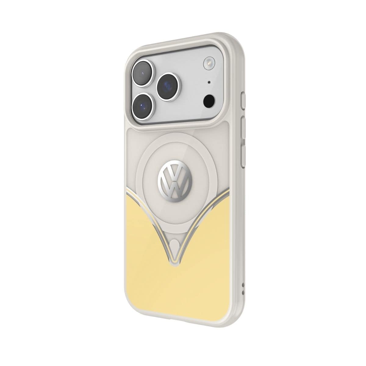 iPhone 17 Pro スマホケース スマホカバー MagSafe対応 ストラップホールあり Yukon Yellow(ユーコンイエロー) Yellow/White イエロー/ホワイト Volkswagen[フォルクスワーゲン] (60474) イエロー/ホワイト 60474