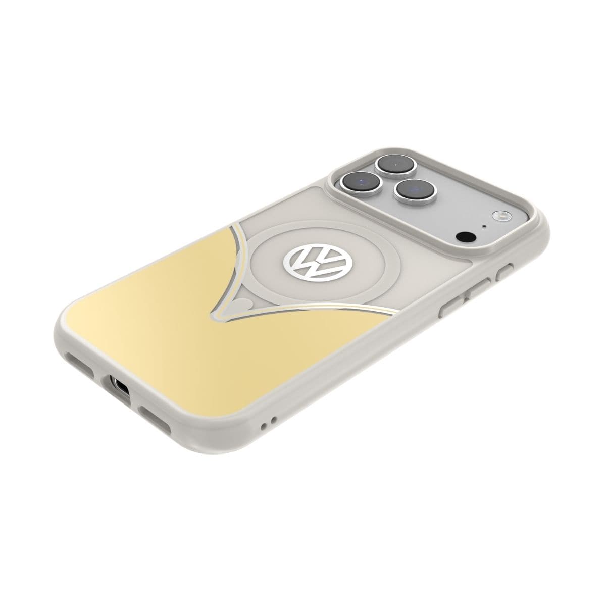 iPhone 17 Pro Max スマホケース スマホカバー MagSafe対応 ストラップホールあり Yukon Yellow(ユーコンイエロー) Yellow/White イエロー/ホワイト Volkswagen[フォルクスワーゲン] (60475) イエロー/ホワイト 60475